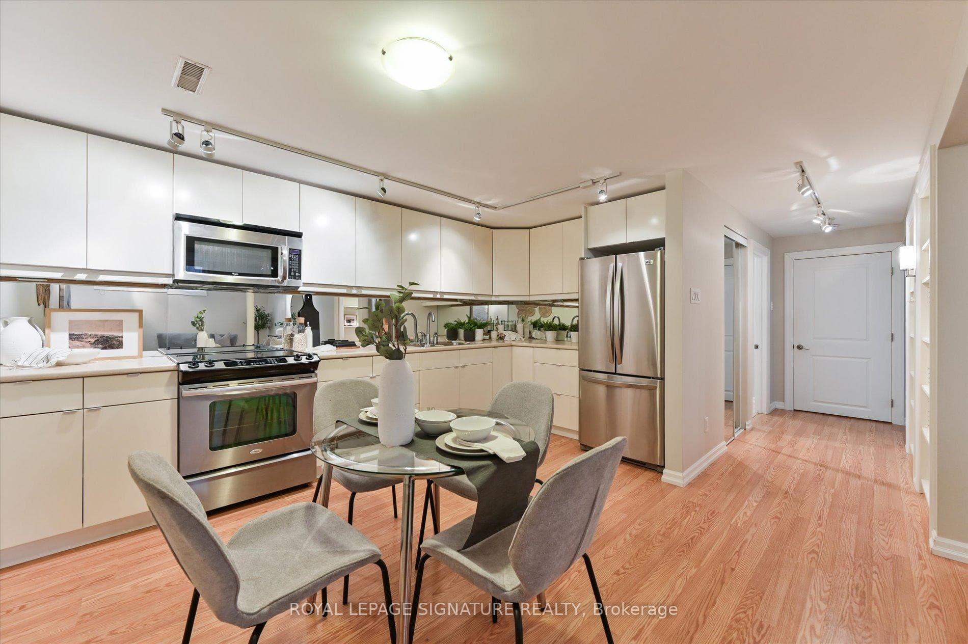 Lower level open concept
