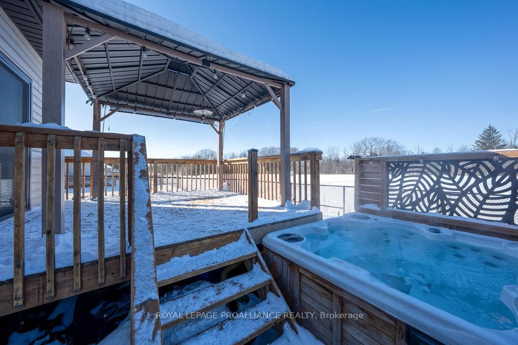 Hot Tub on Landscaped Patio