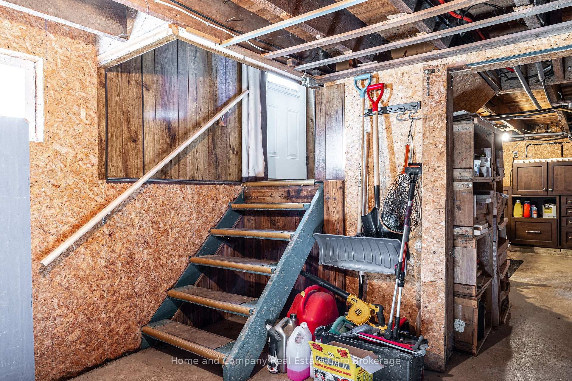 Stairs to Basement under Main House