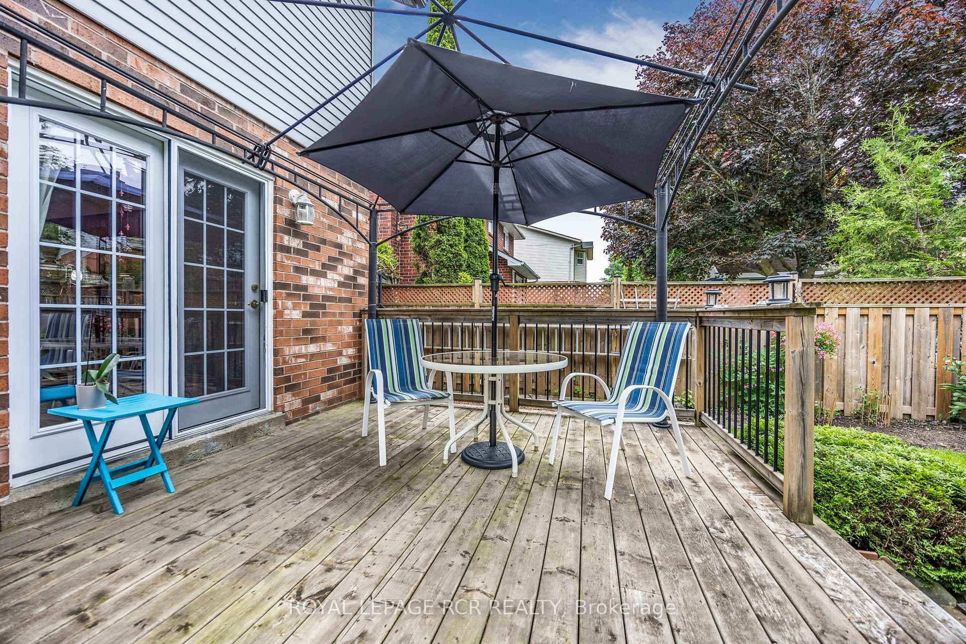 Walk-out to back deck
