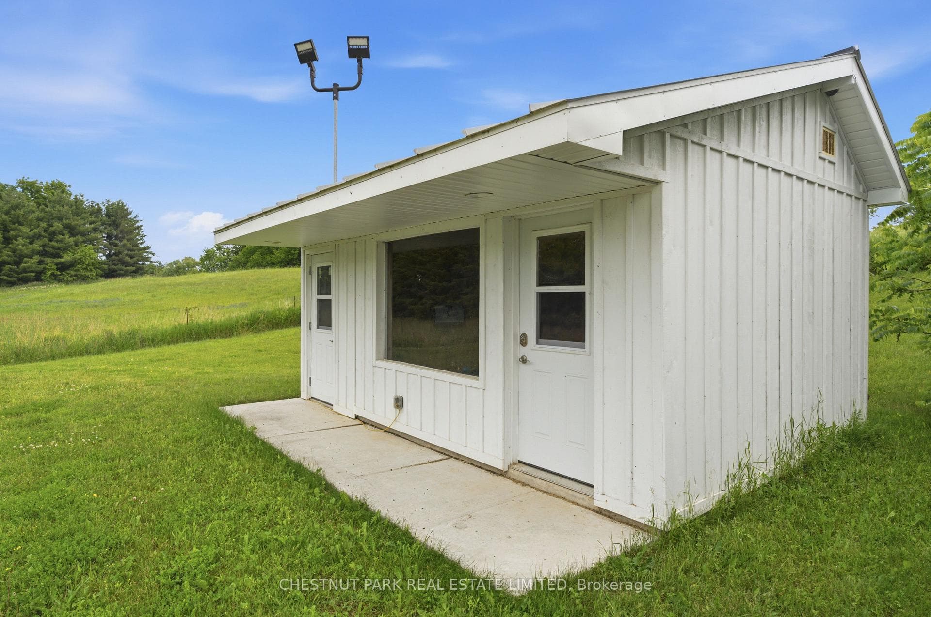 Heated pond shed