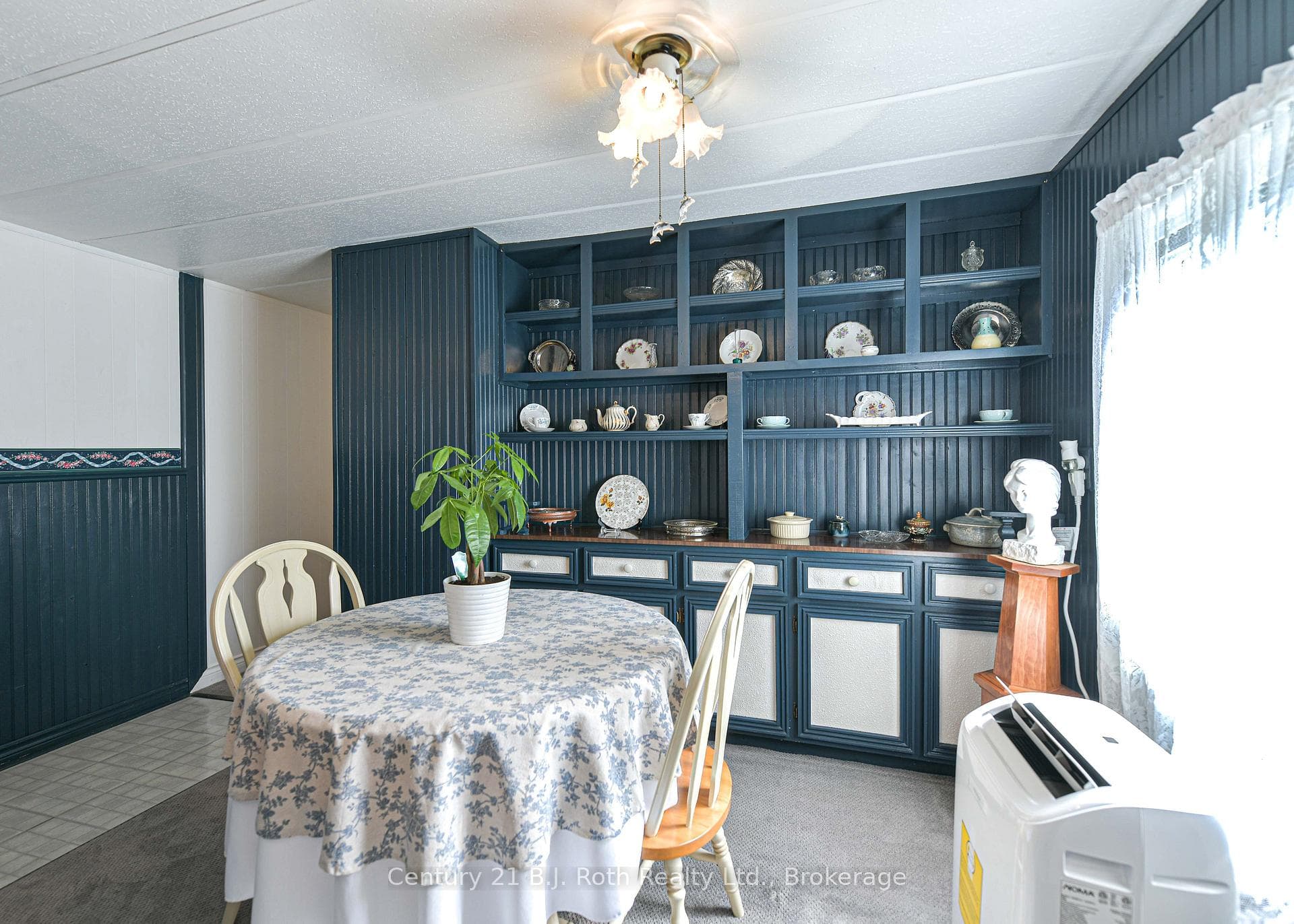 Built in cabinetry is an added bonus