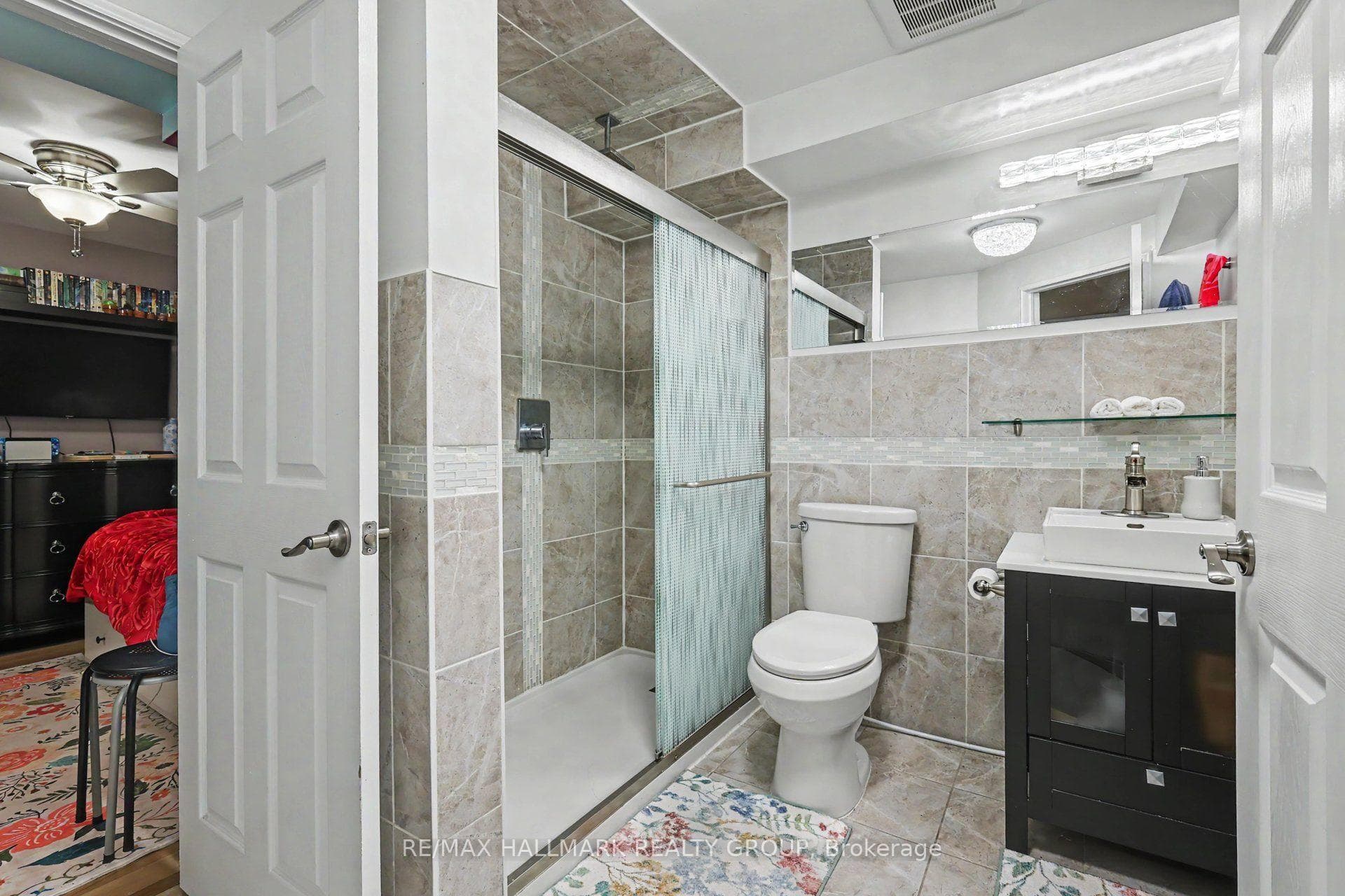 Lower level bathroom