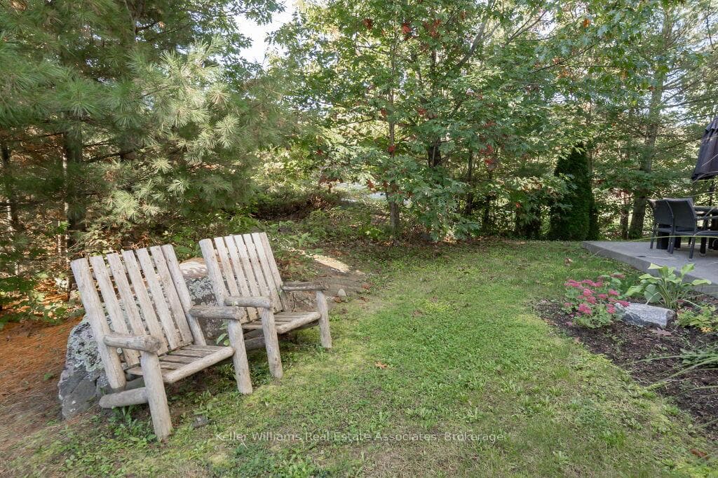 Relax in the Muskoka chairs