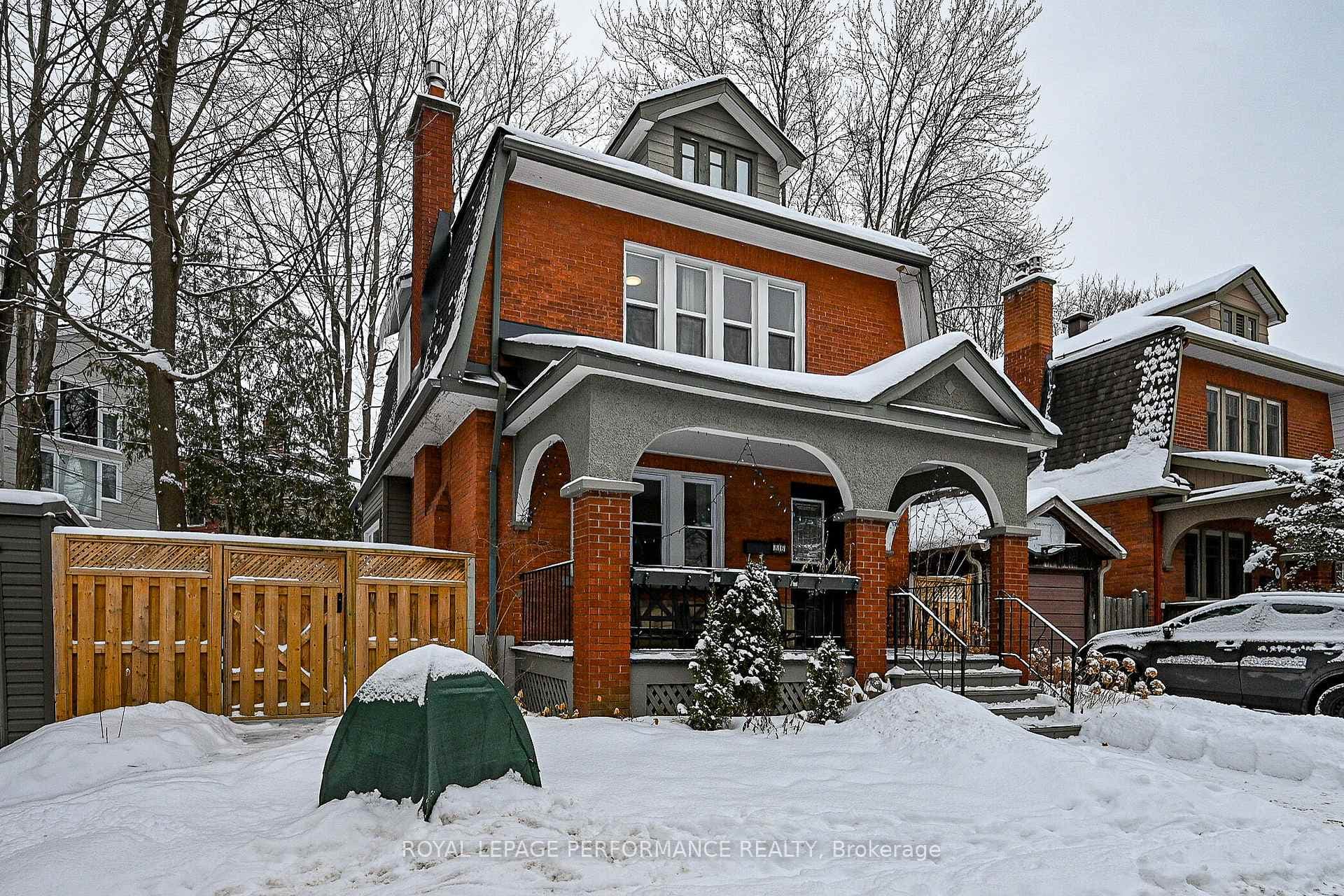 Lovely covered porch