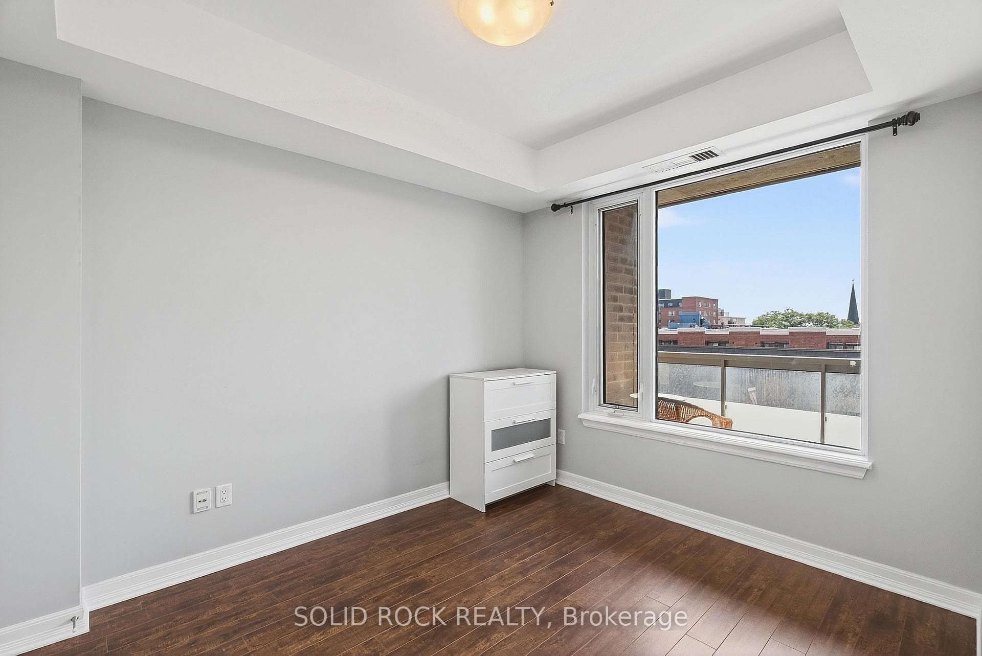 Newly installed bedroom floor