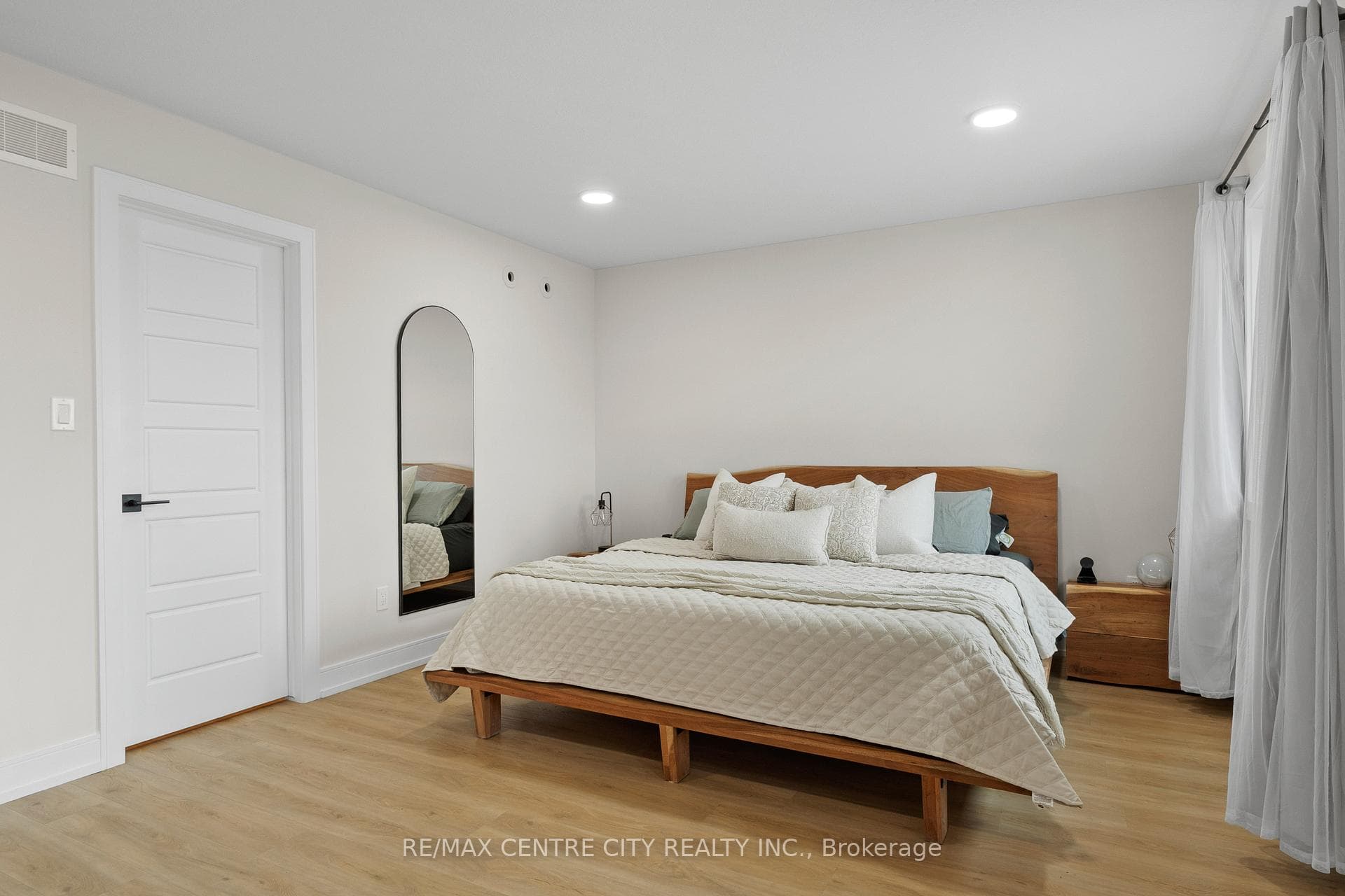 Plenty of Room for your King Bed + Walk-in closet