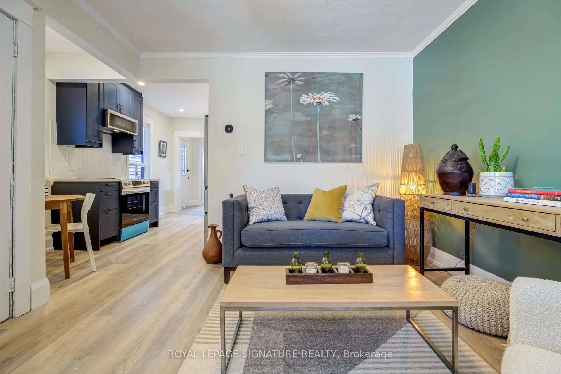 Main Living Area looking to Dining/Kitchen