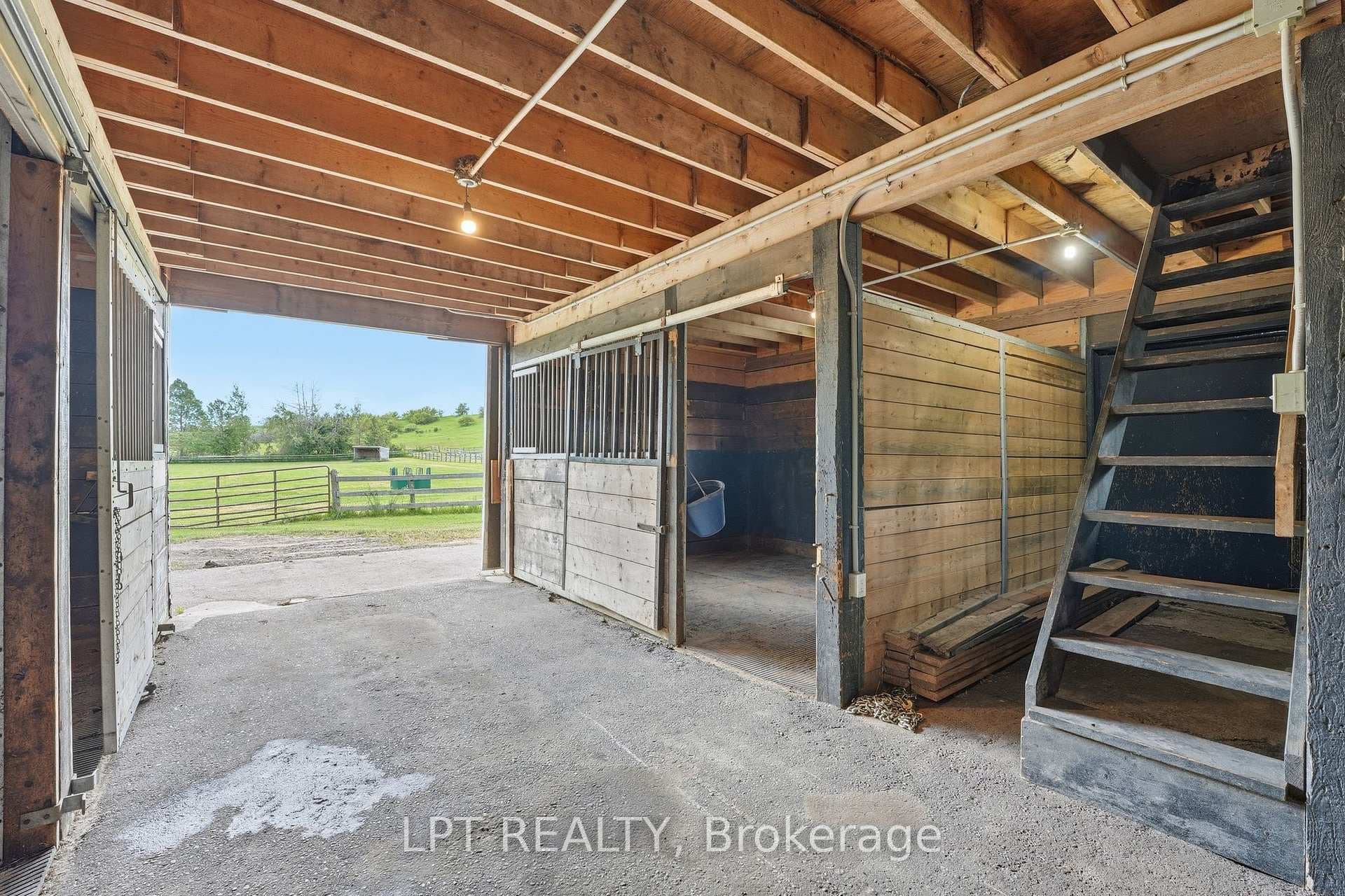 Staircase to Hay Loft
