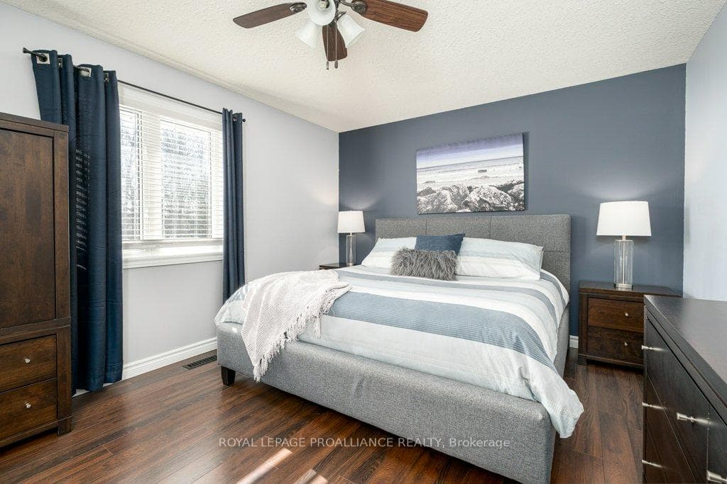 Primary Room with view of backyard