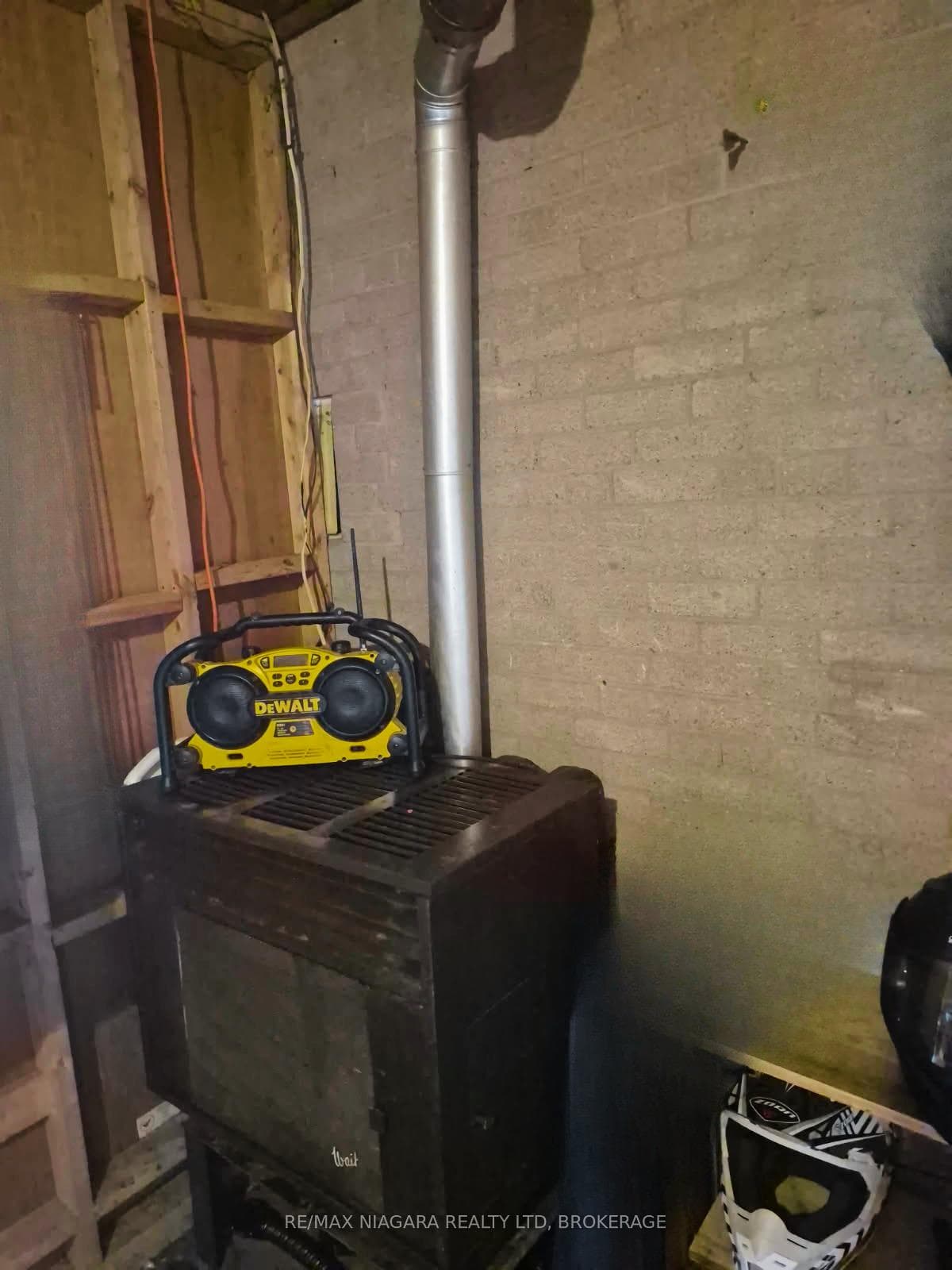 Professionally installed gas furnace in garage
