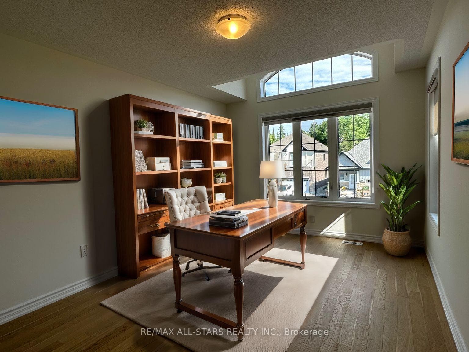 Main floor office/den