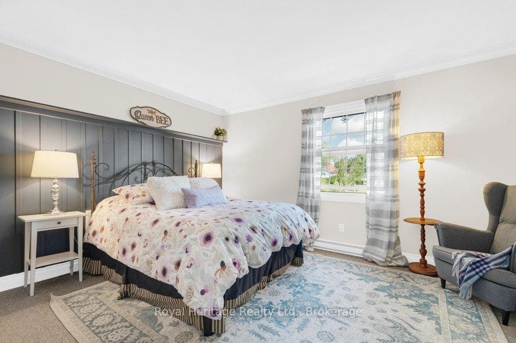 Spacious primary bedroom