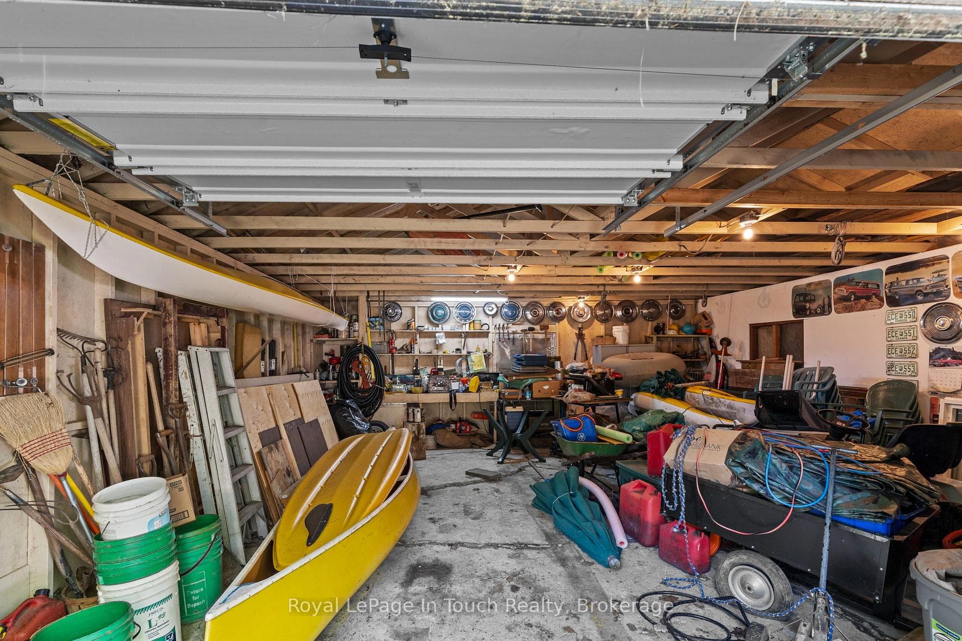 View inside The Garage