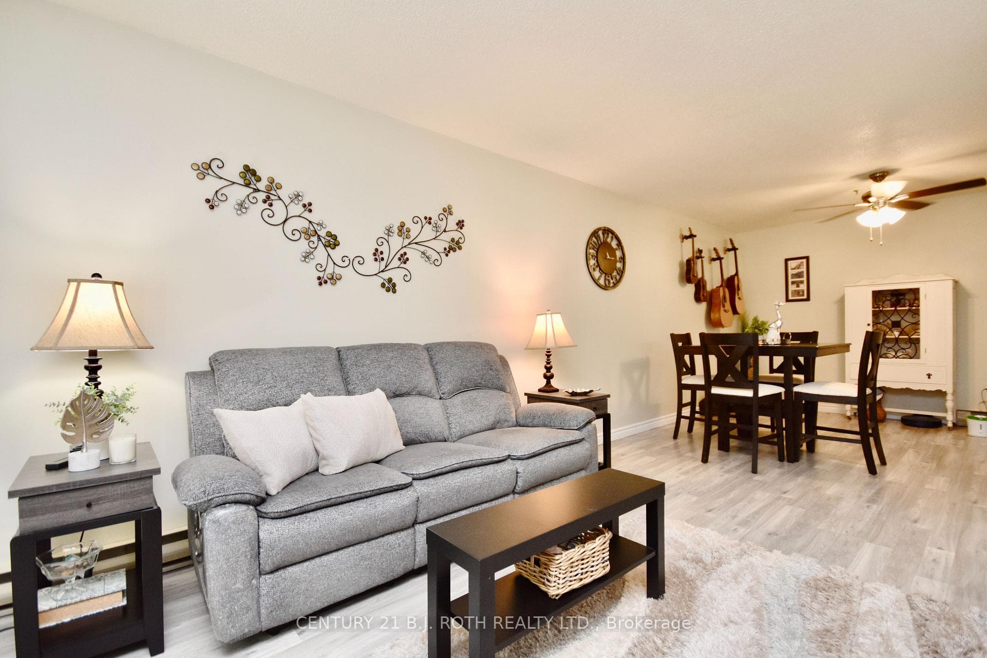 Open concept living & dining room!