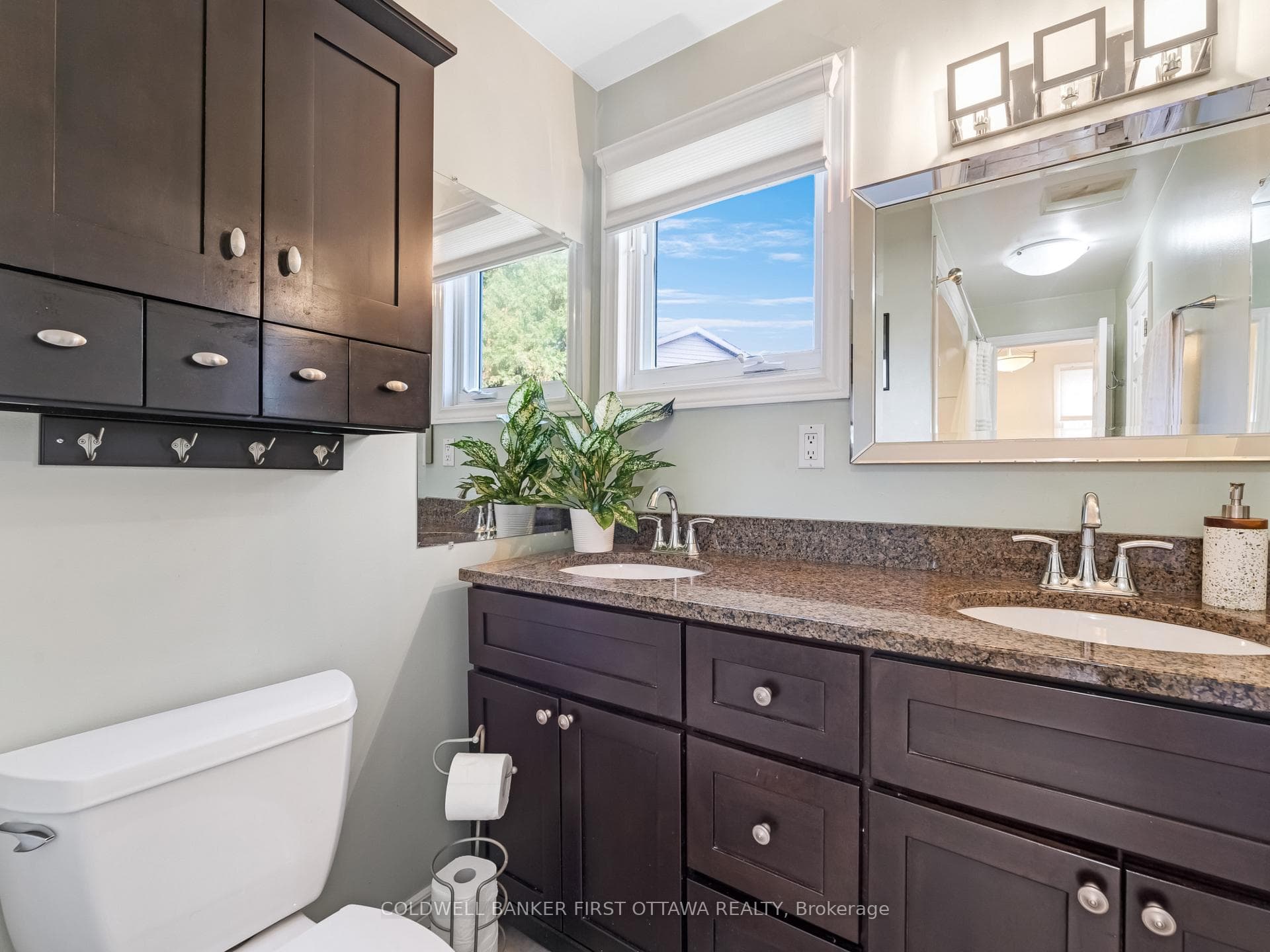 His and her sink.