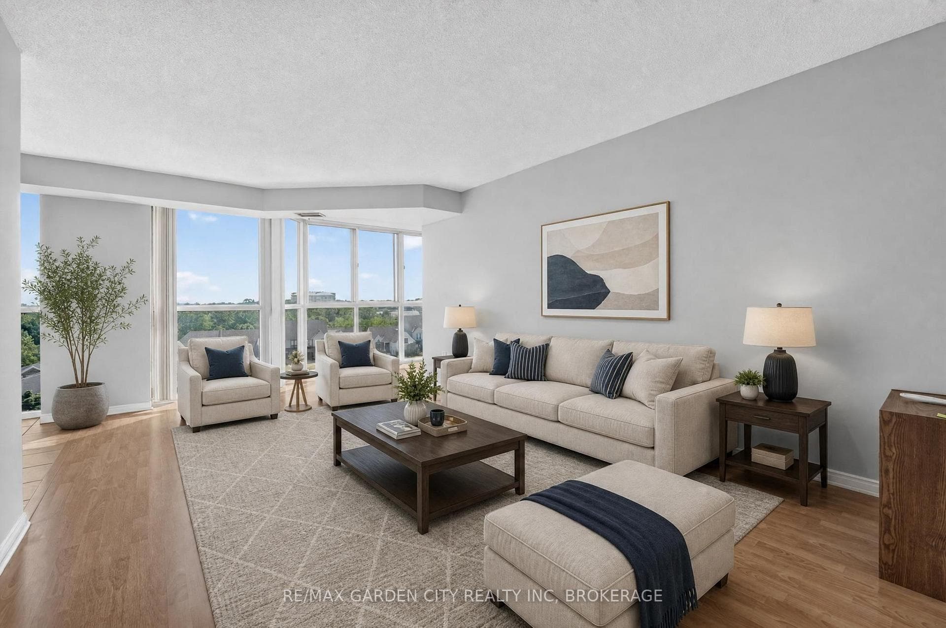 Living Room Virtually Staged