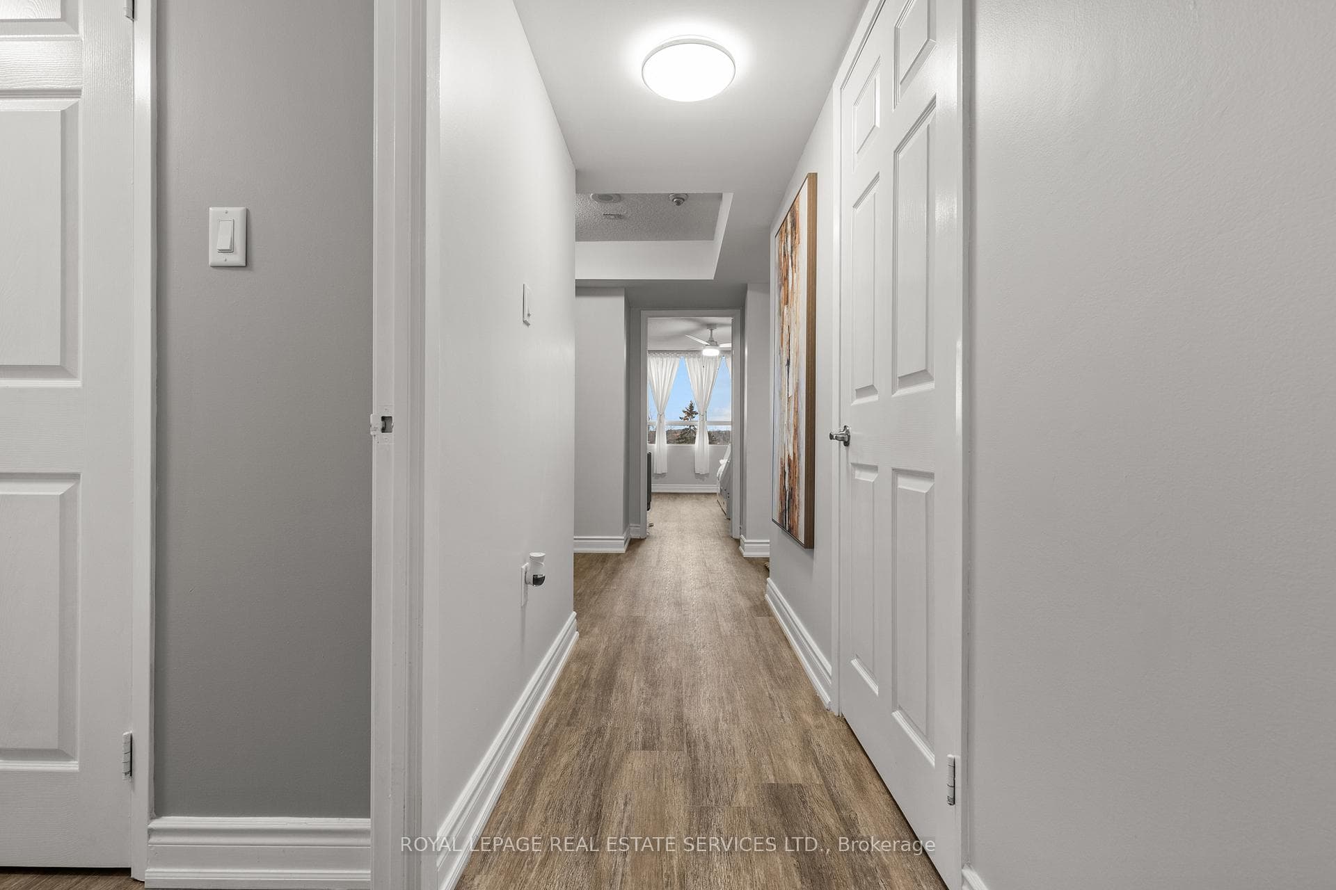 Hallway towards 2nd bedroom