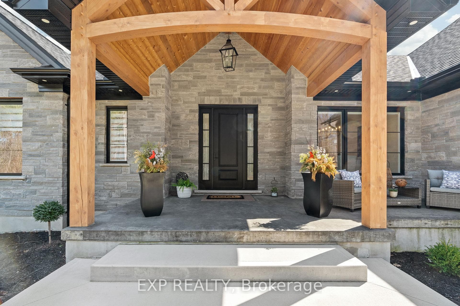 Beautiful inviting front porch