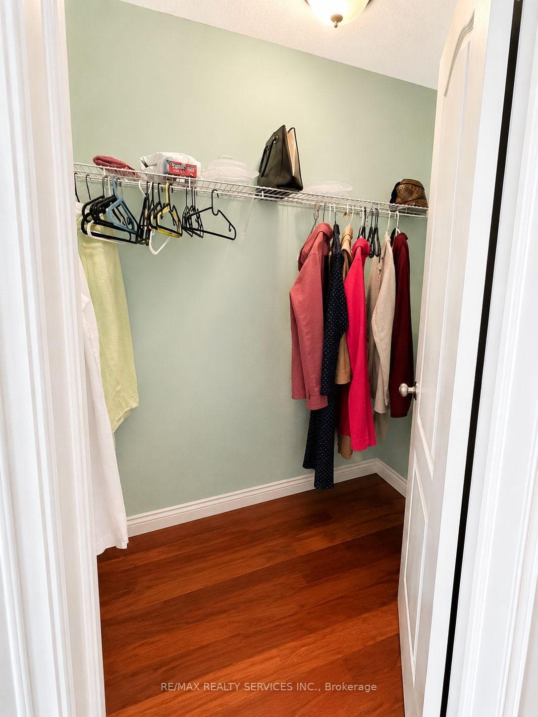 Walk in closet in secondary bedroom