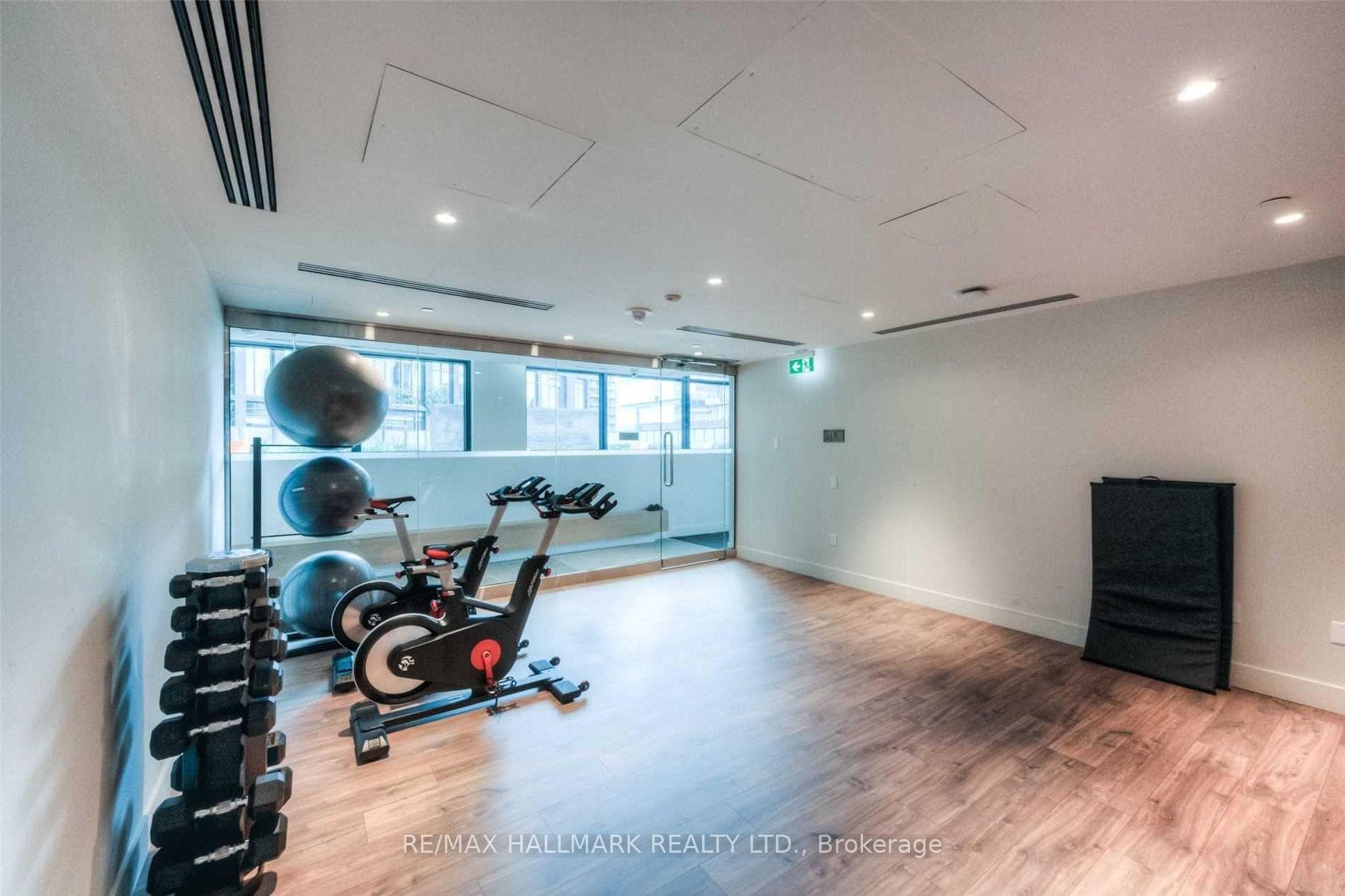 Weights, Yoga area