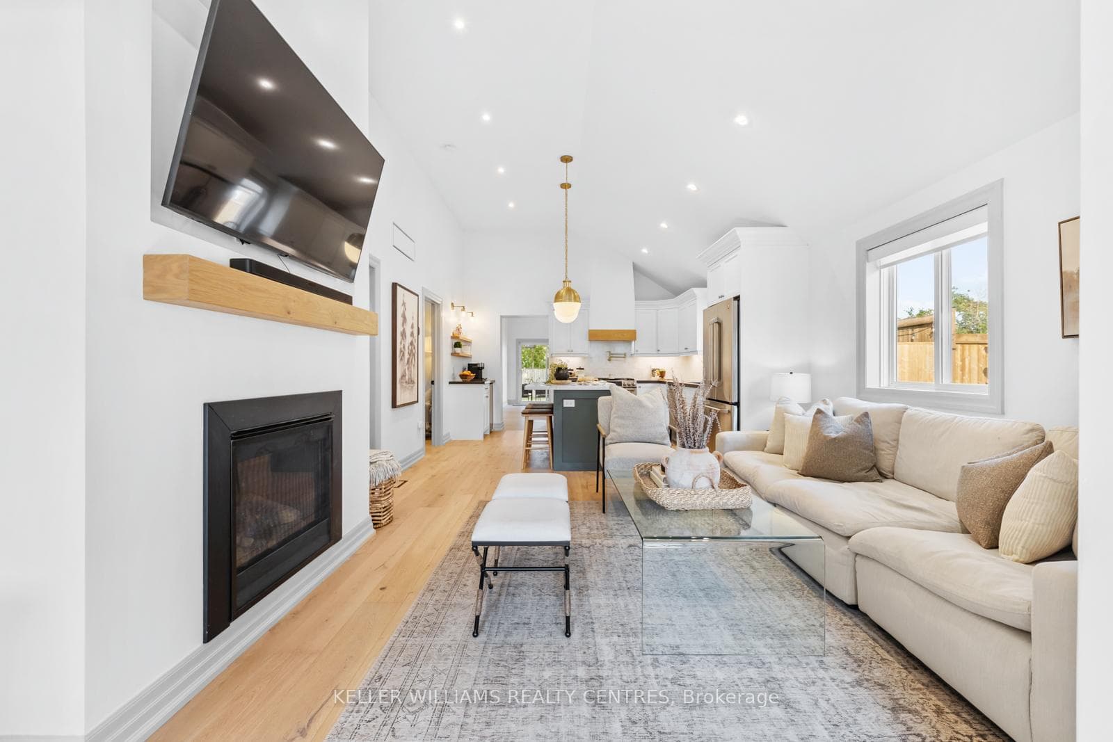 Open-concept layout