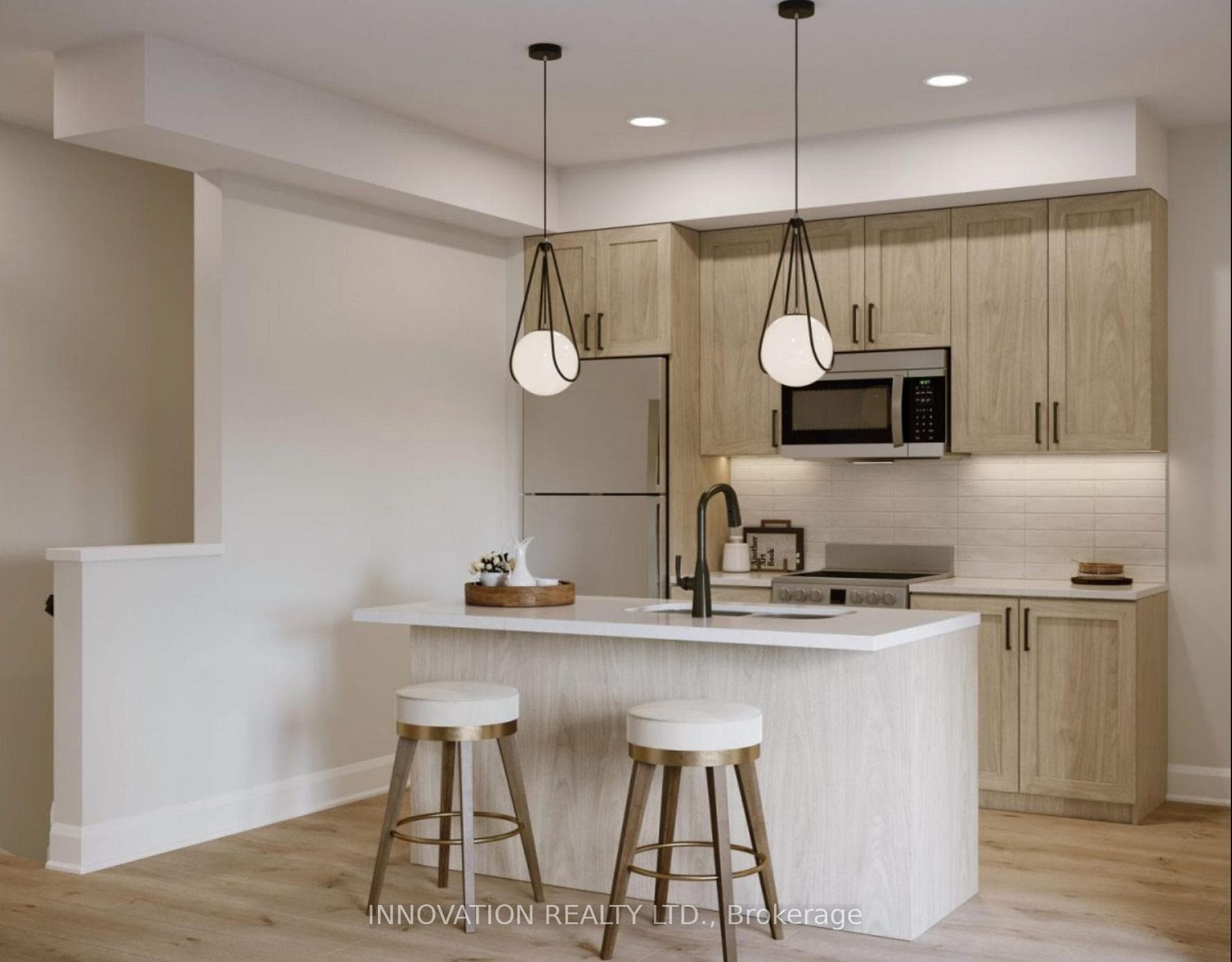 randering-actual kitchen has upgraded pantry