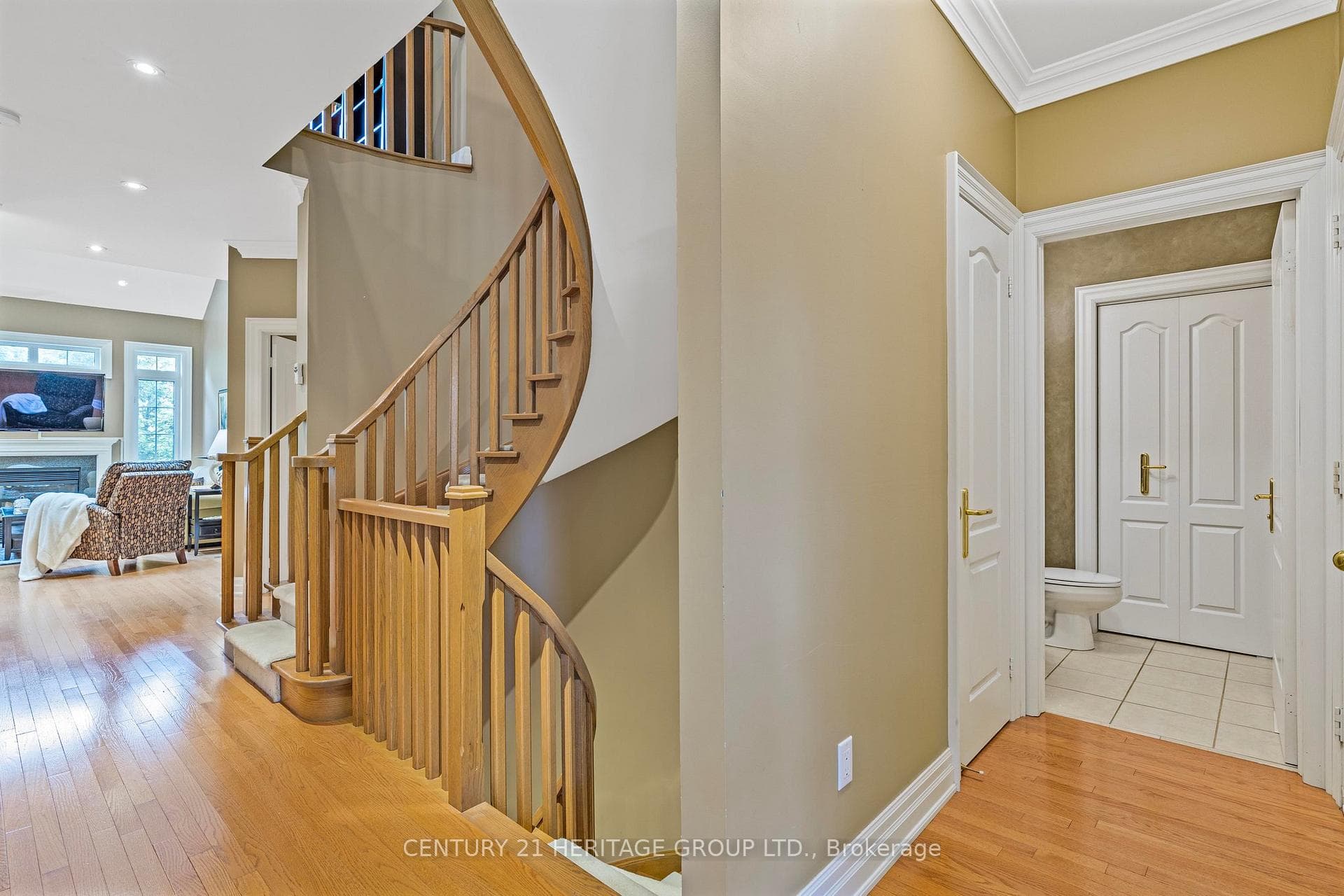 Entry door on right from garage