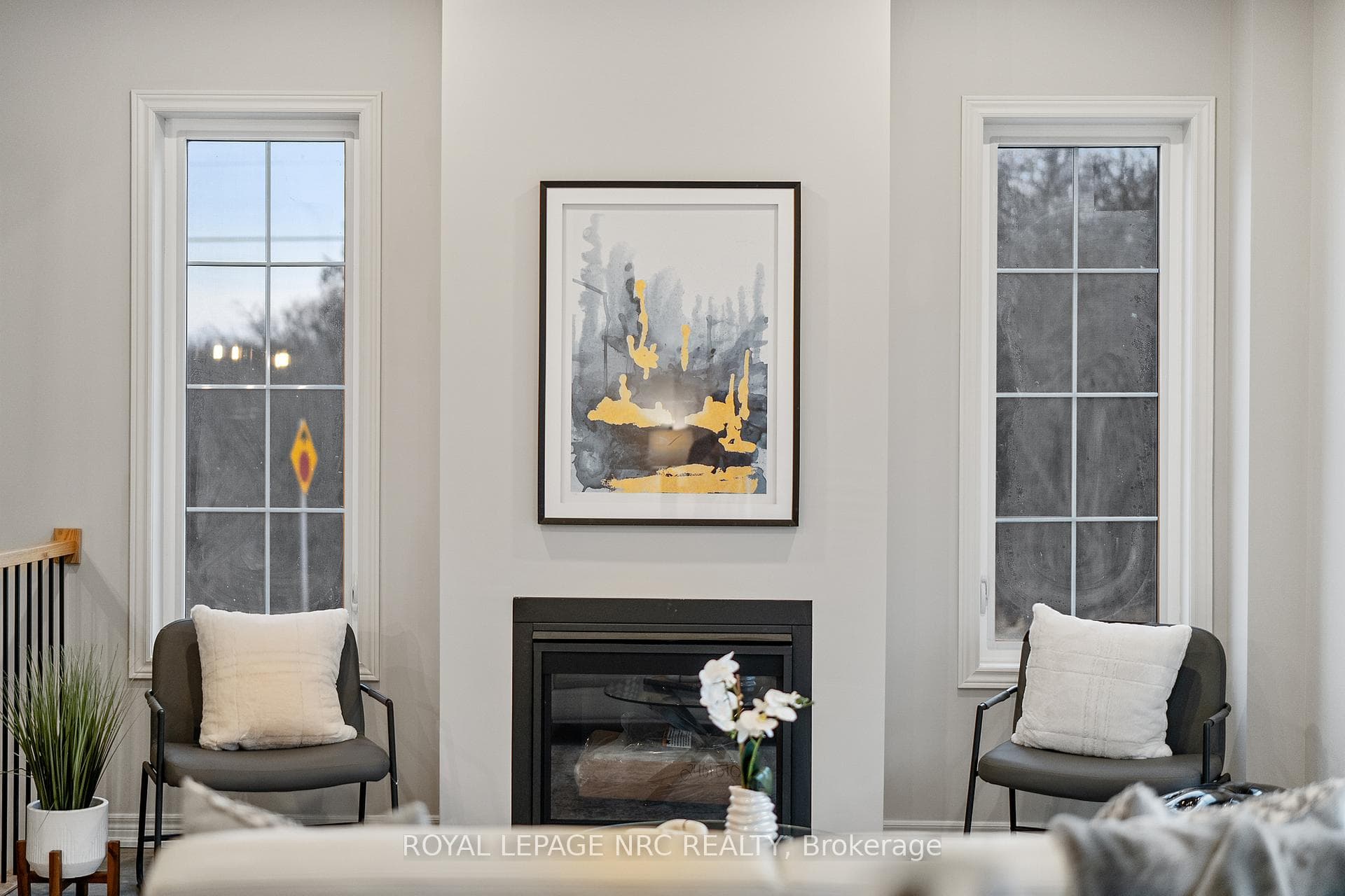 Living Room Gas Fireplace