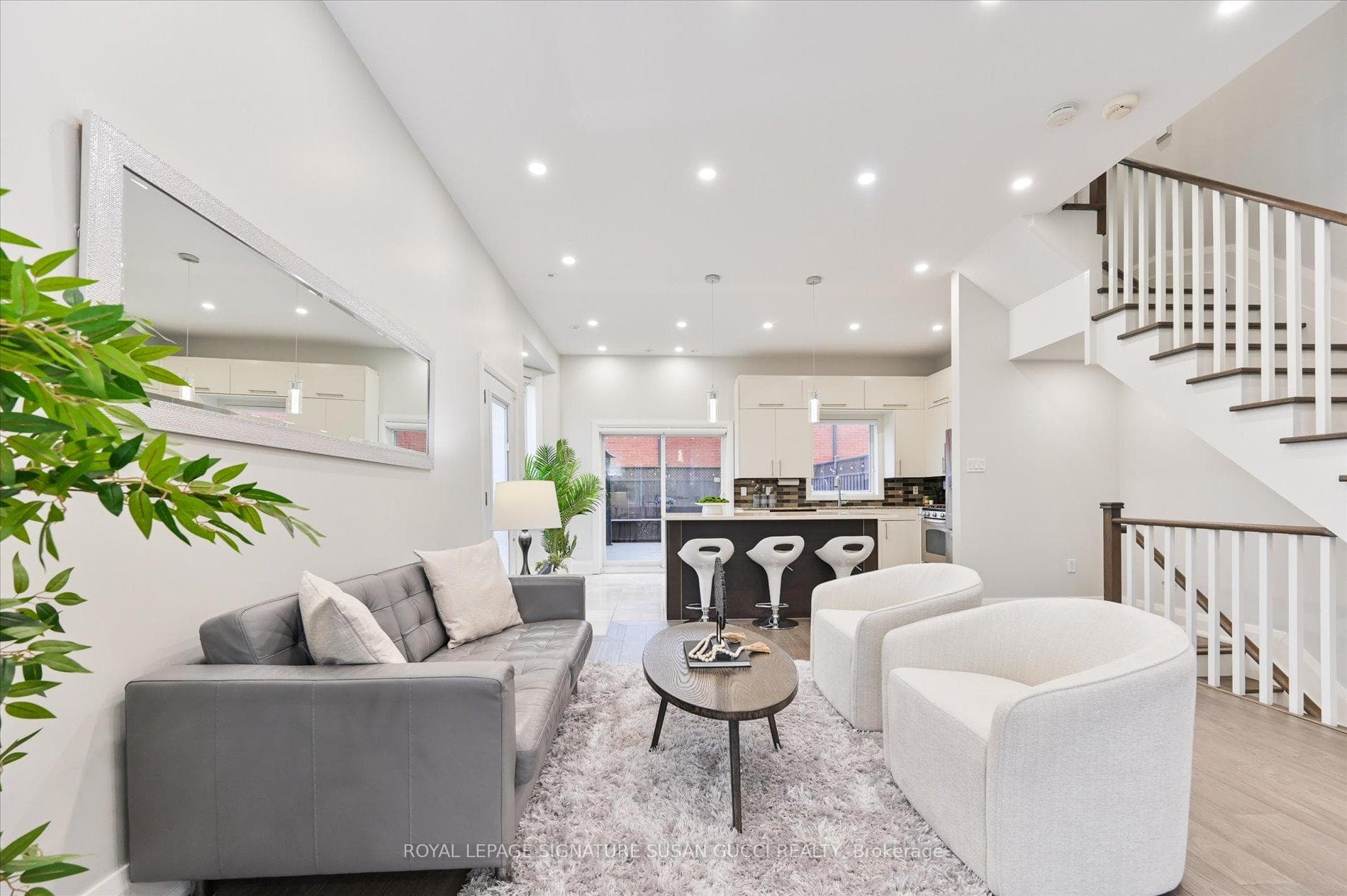High ceiling, bright open space
