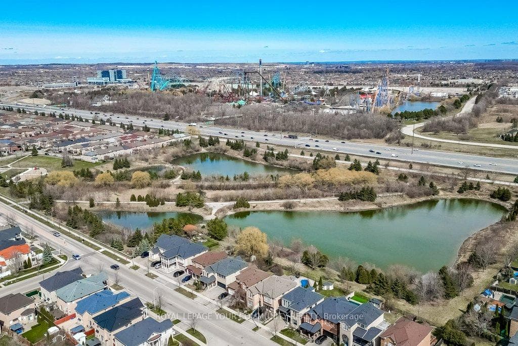 Aerial View Of The Area O/L Canada`s Wonderland
