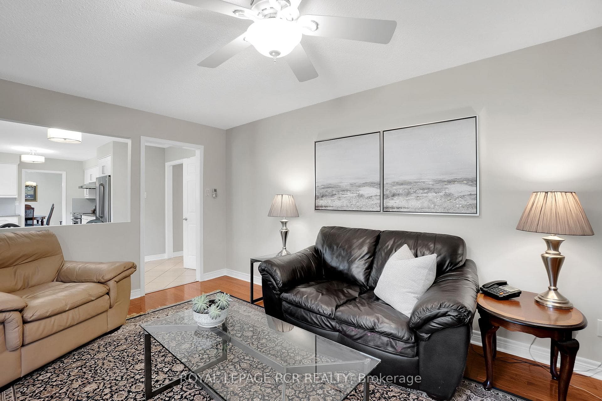 Family Room with Walk-Out to Upper Deck