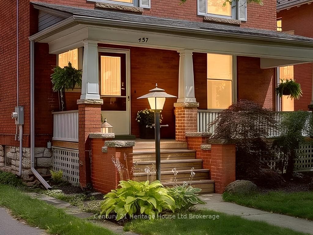 Timeless gas lantern welcomes you home