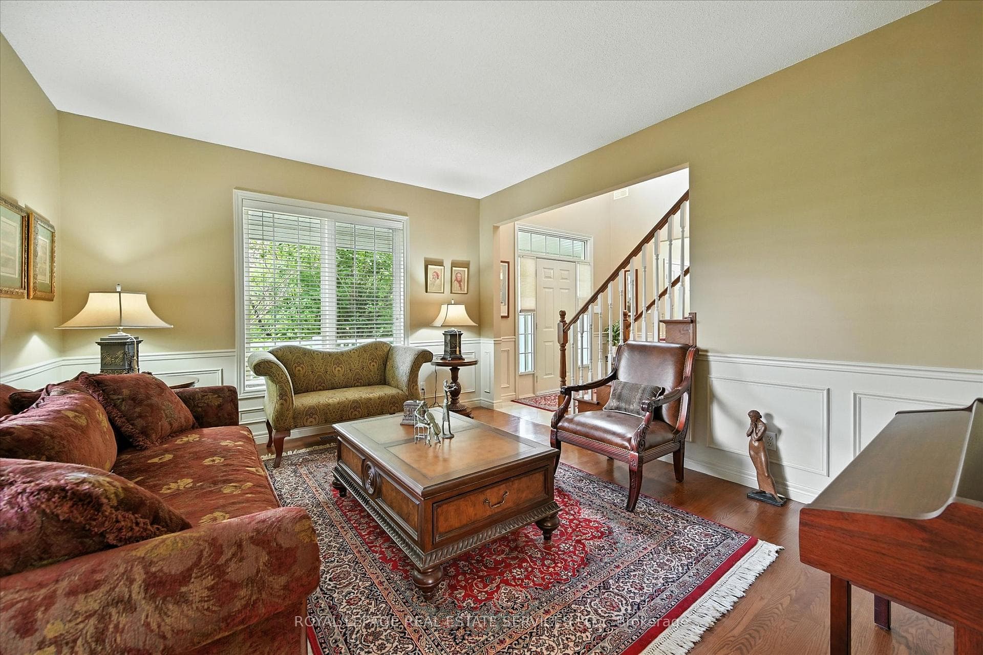Formal Living Room with Hardwood Flooring