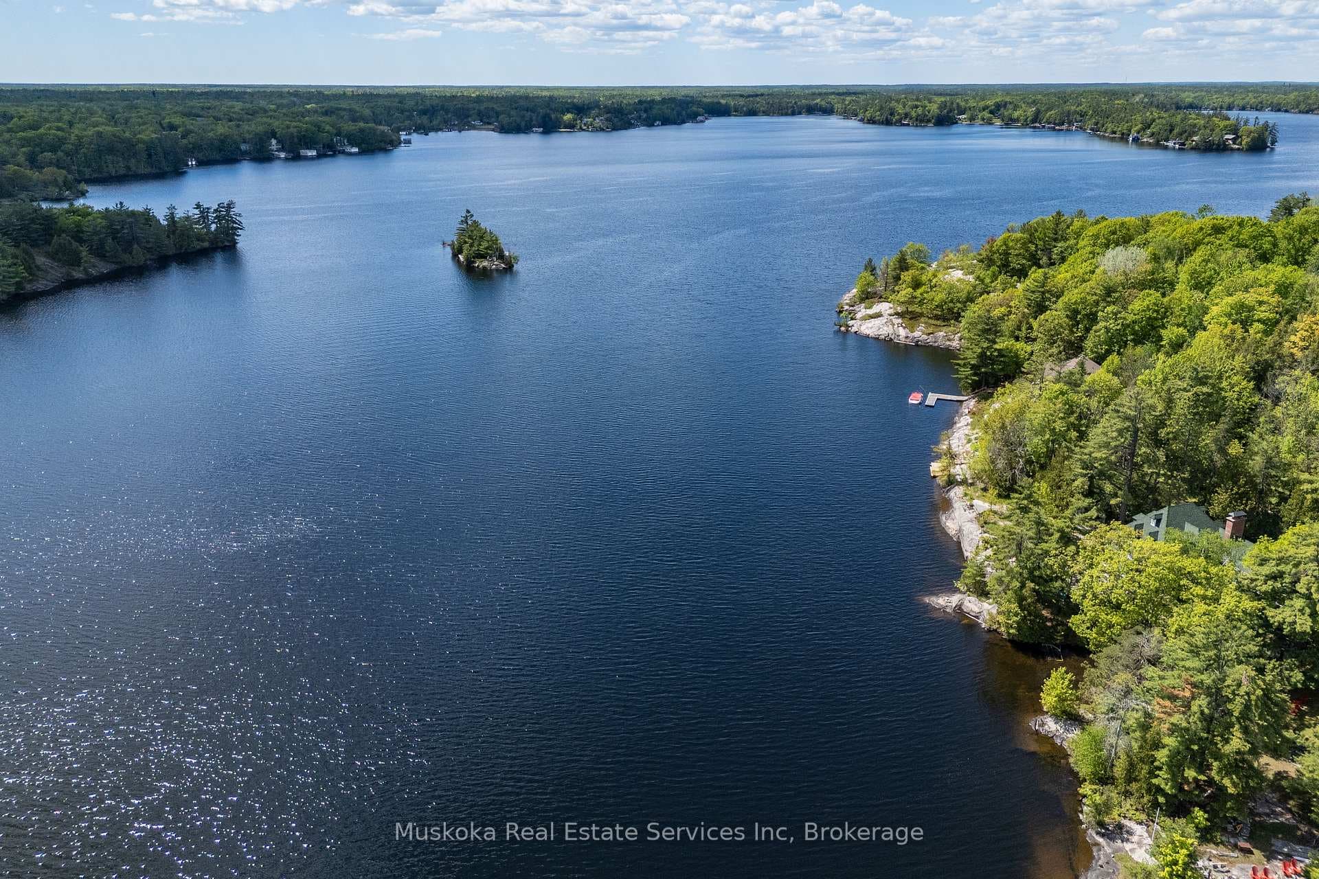 Top of Picture leads into Larger body of Muskoka