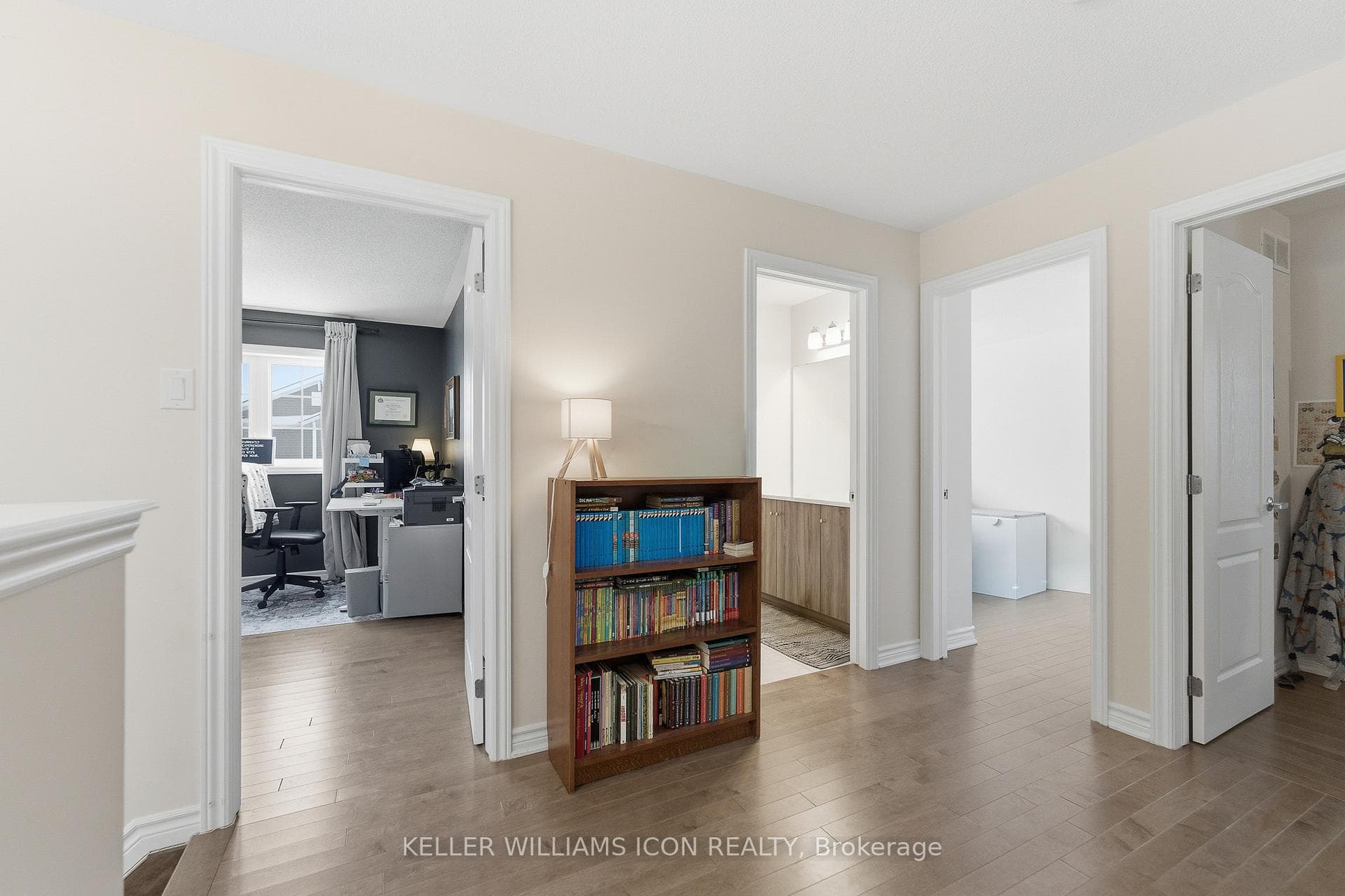 upgraded hardwood flooring on main, second floors