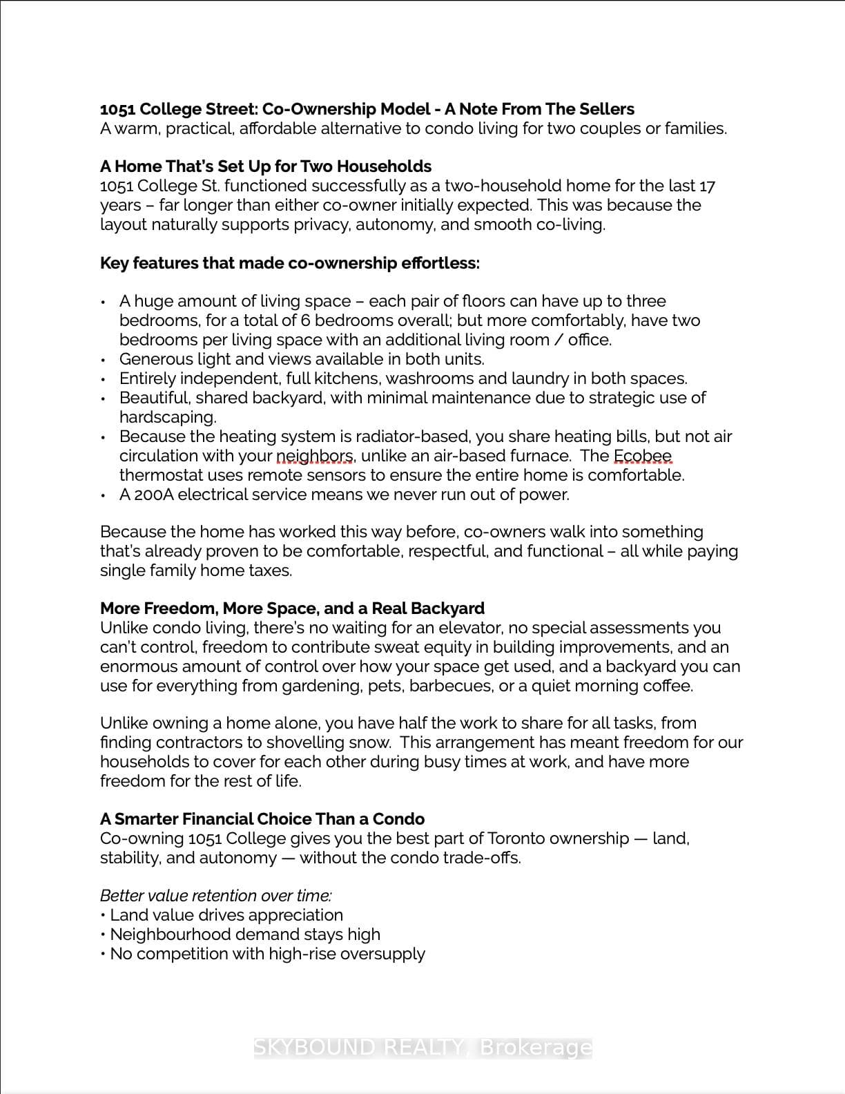 Co-ownership Info Part 1