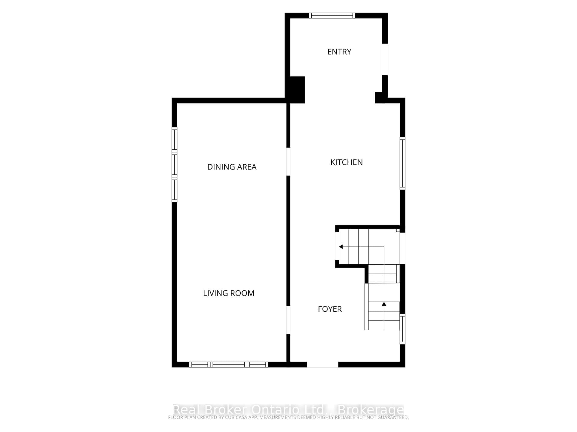 Main level floor plan