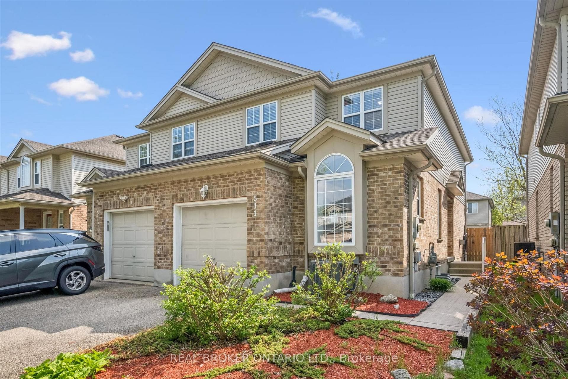 Two-story Semi-detached residence.