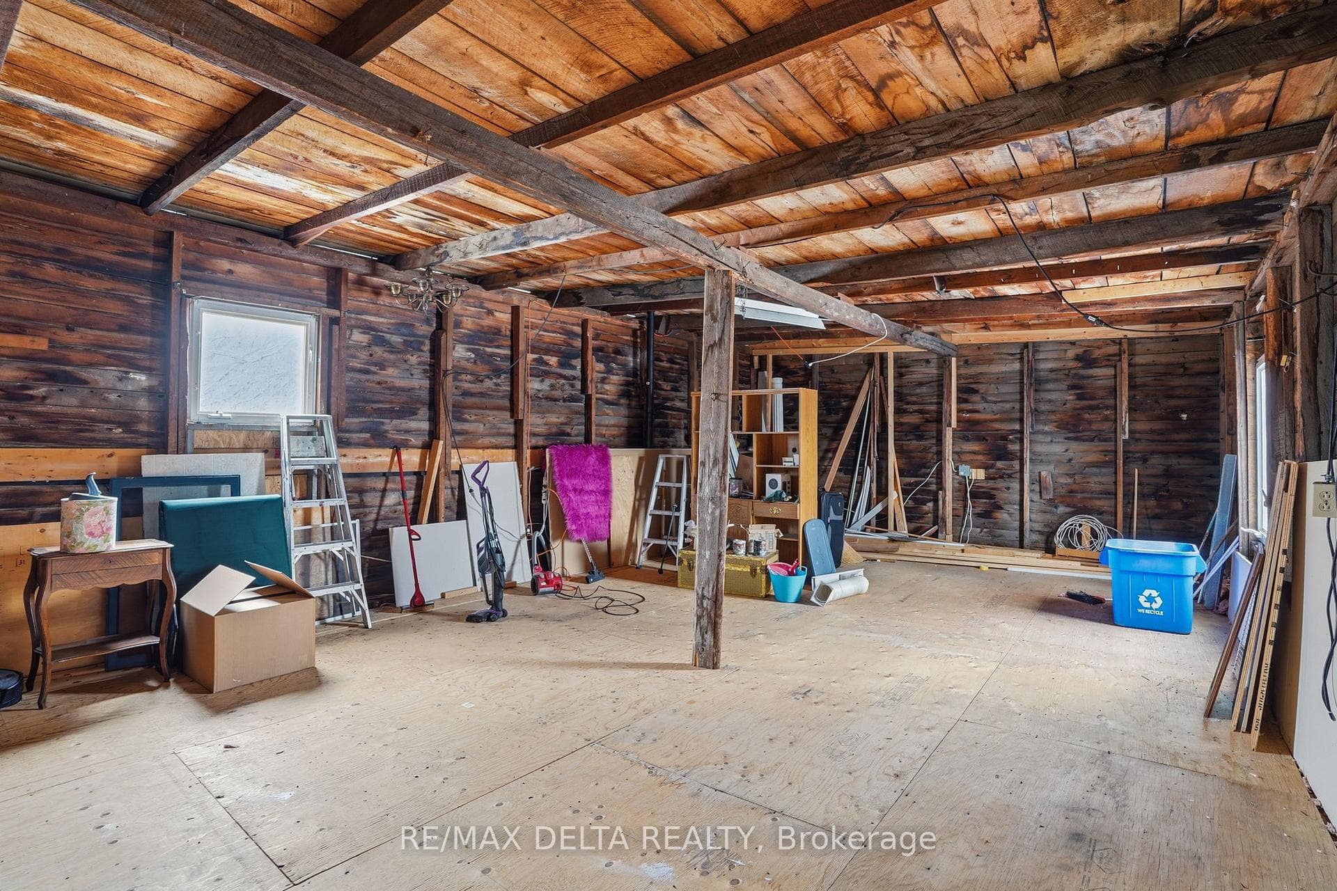 Unfinished loft space above kitchen to make your o