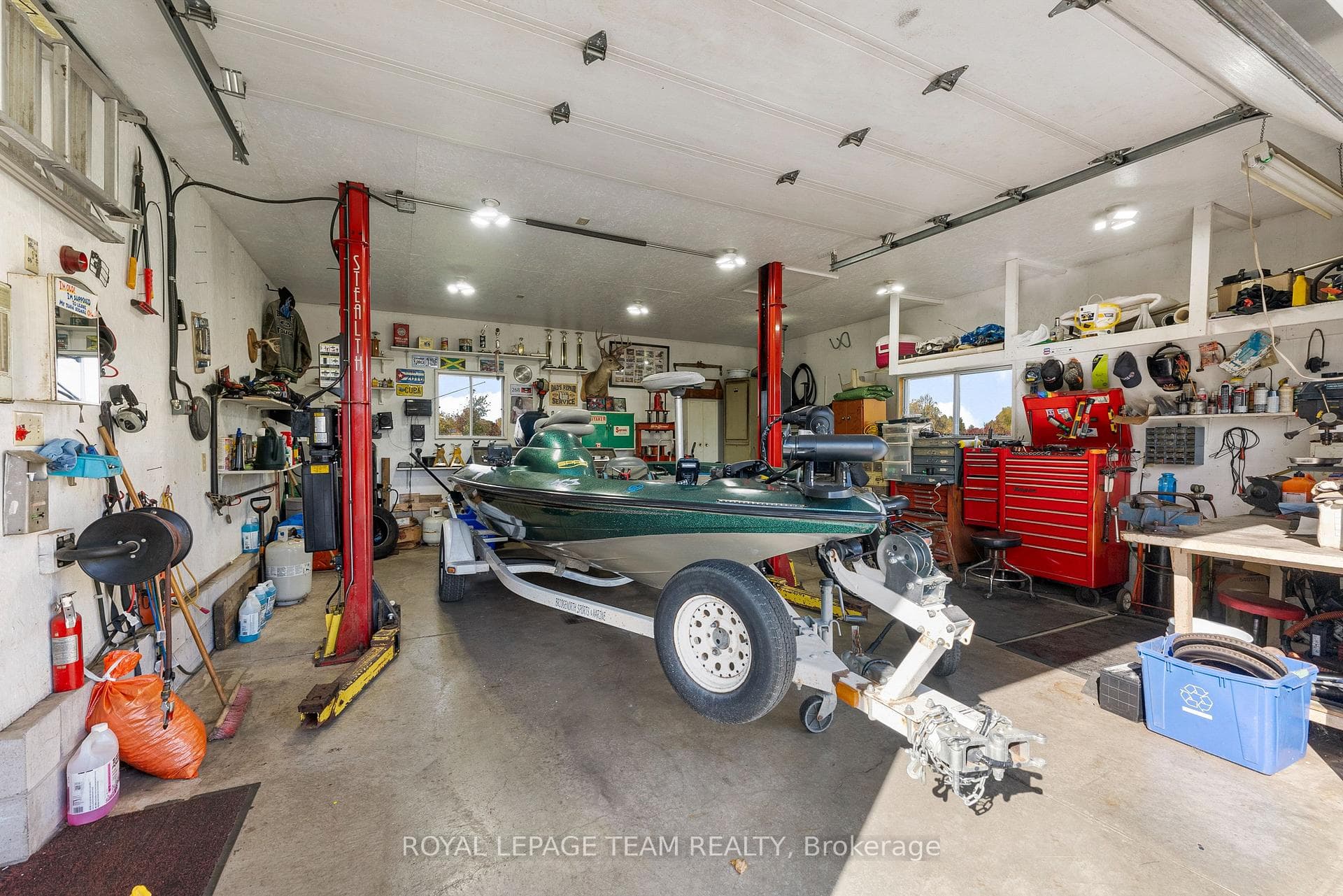 Inside Garage