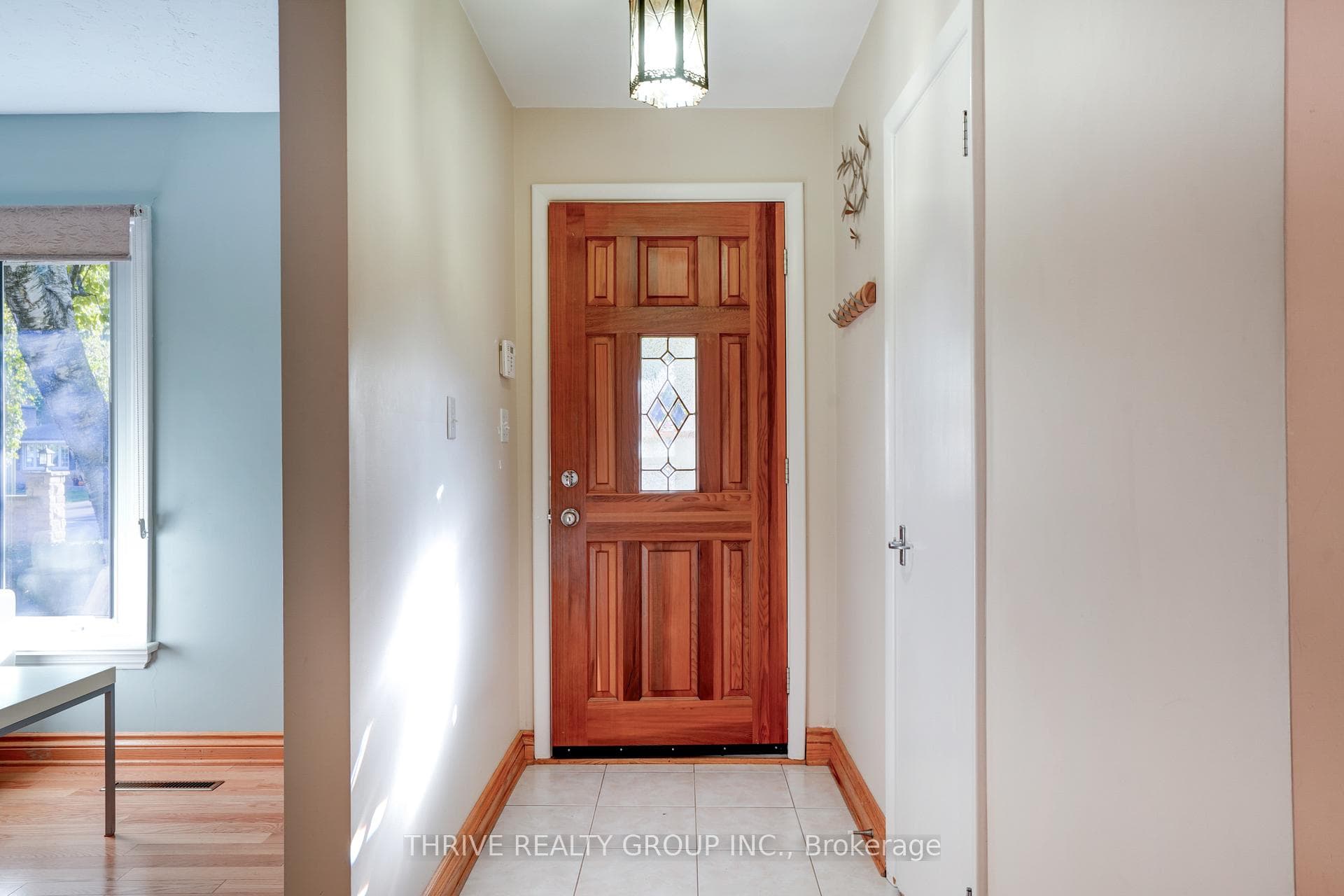 Foyer with hall closet