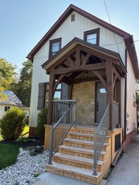 Custom front porch