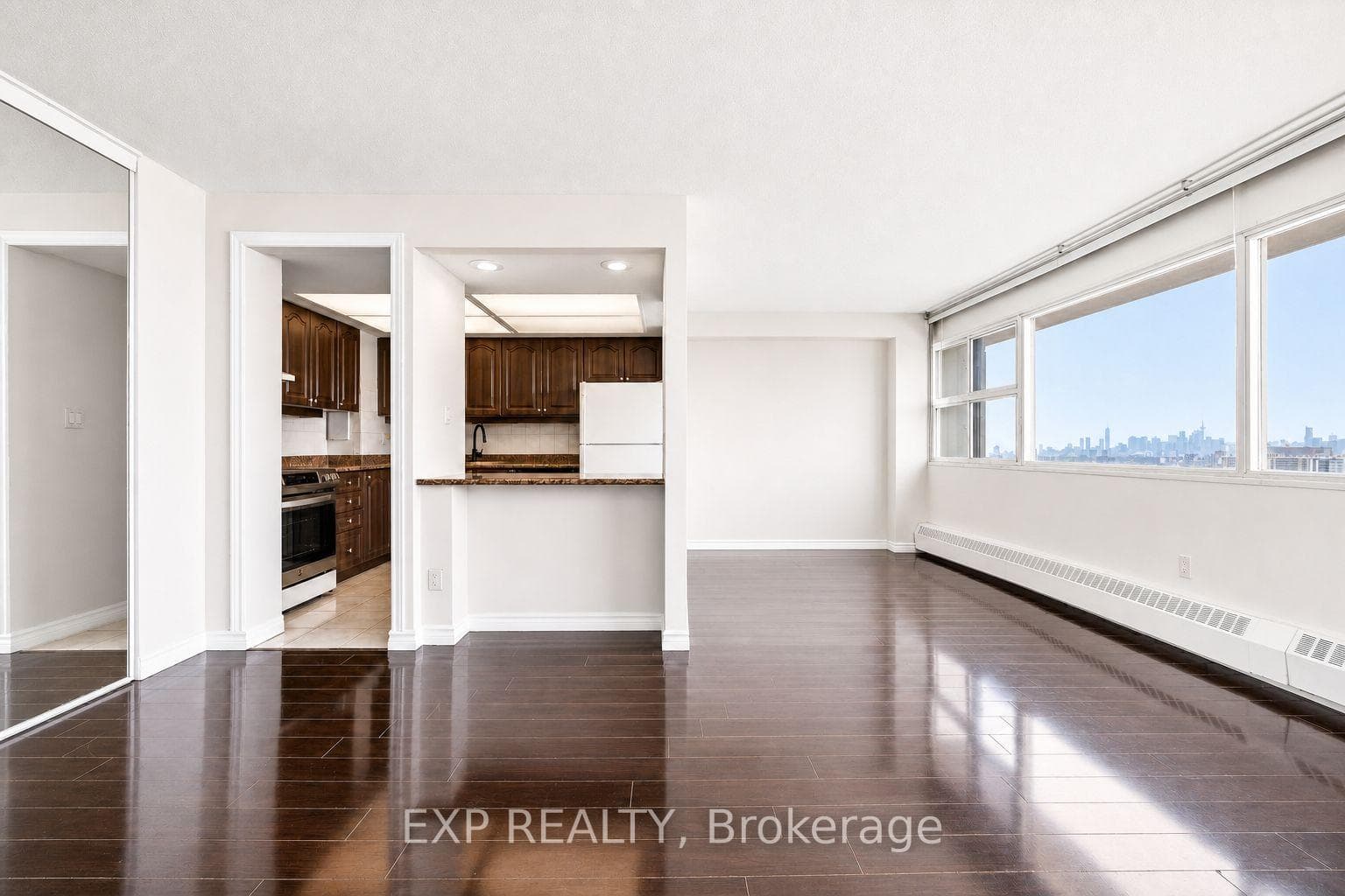 living dining kitchen