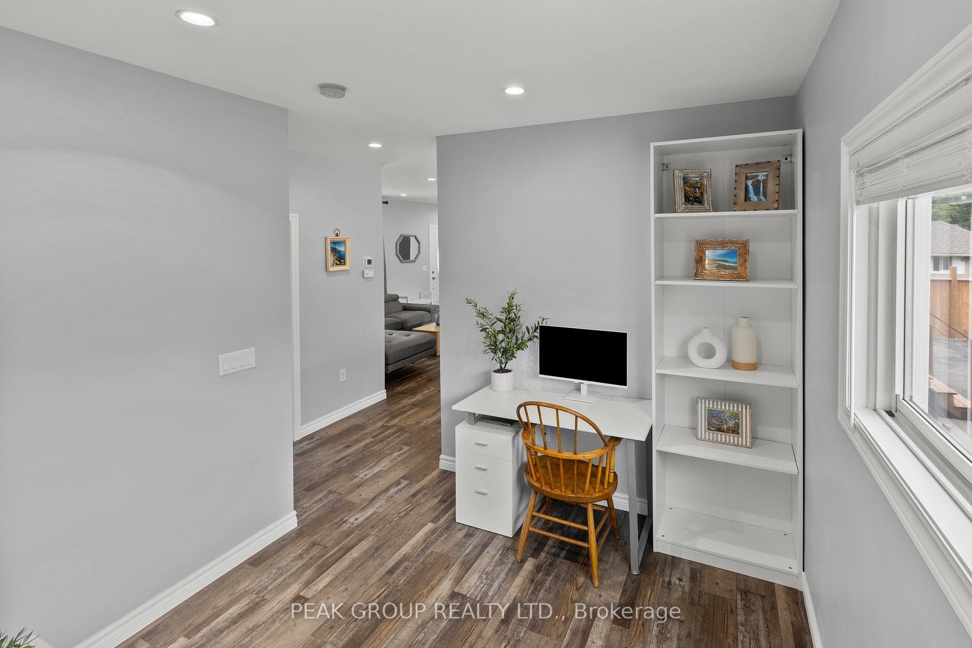 Main floor office area