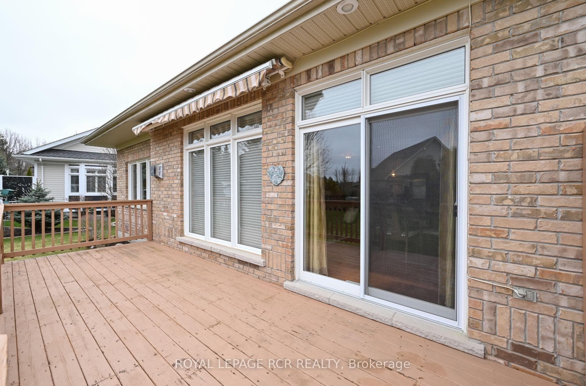 Back Deck with Awning