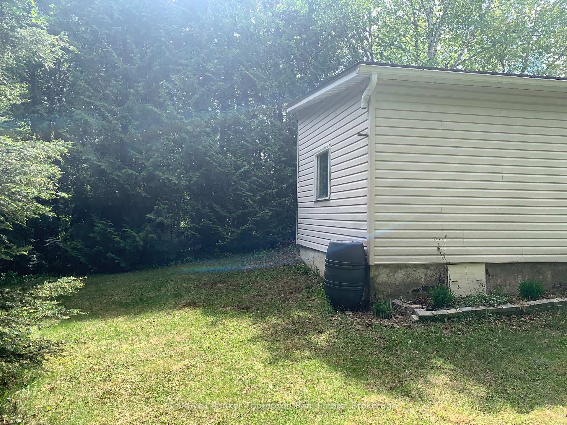 Behind Garage