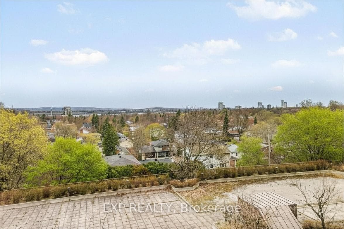 View of Ottawa River/Gatineau Hills from sunroom