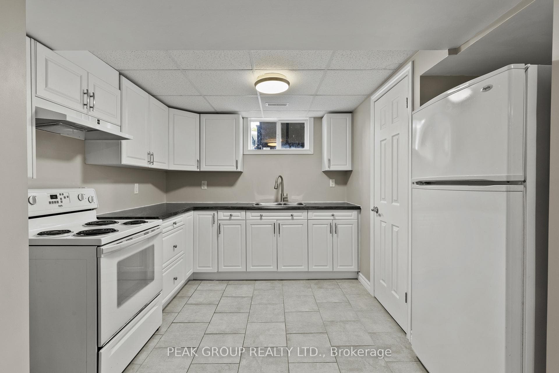 Lower level unit kitchen