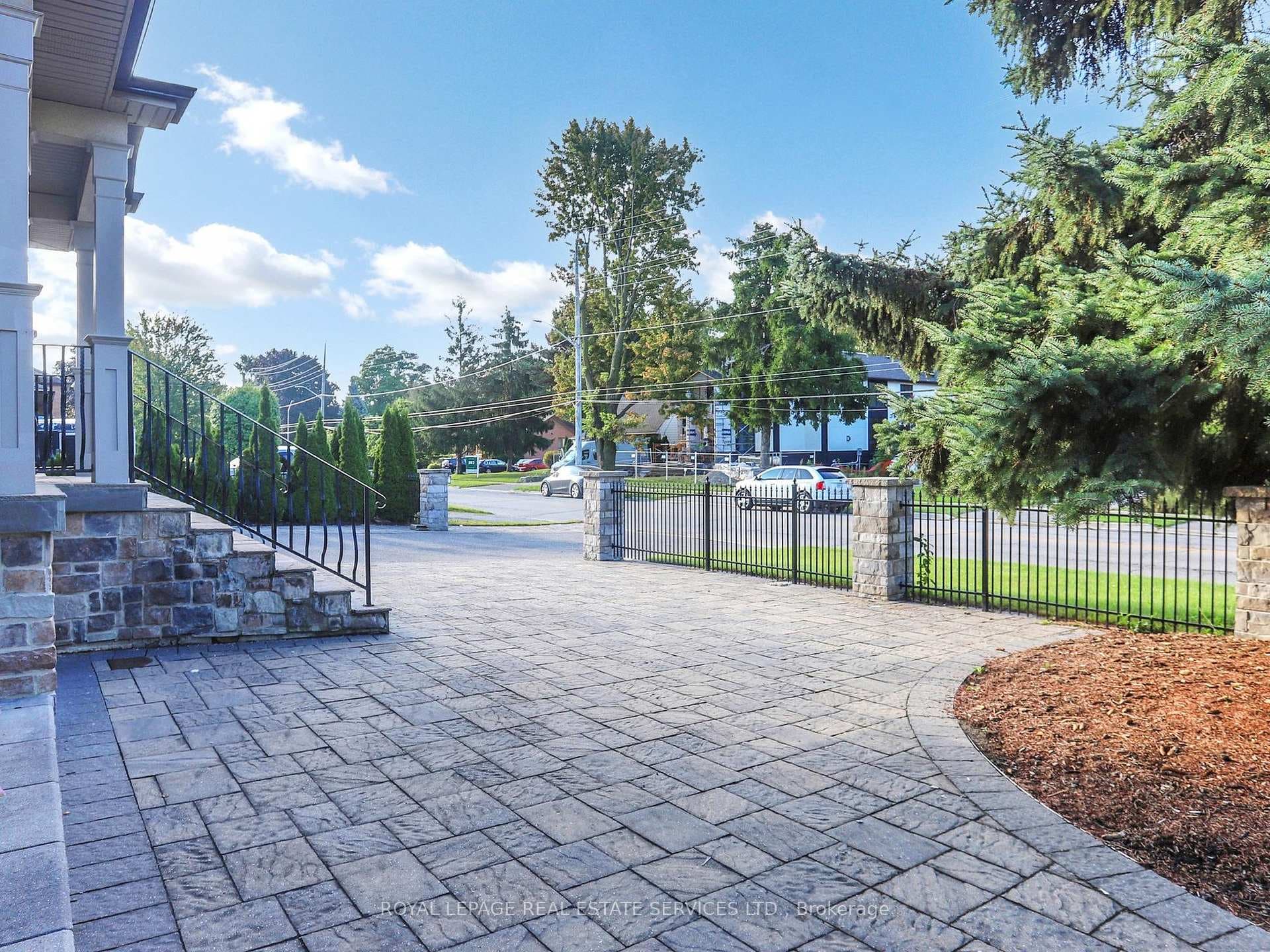 Extensive Interlocking, Iron Fence, Long Driveway